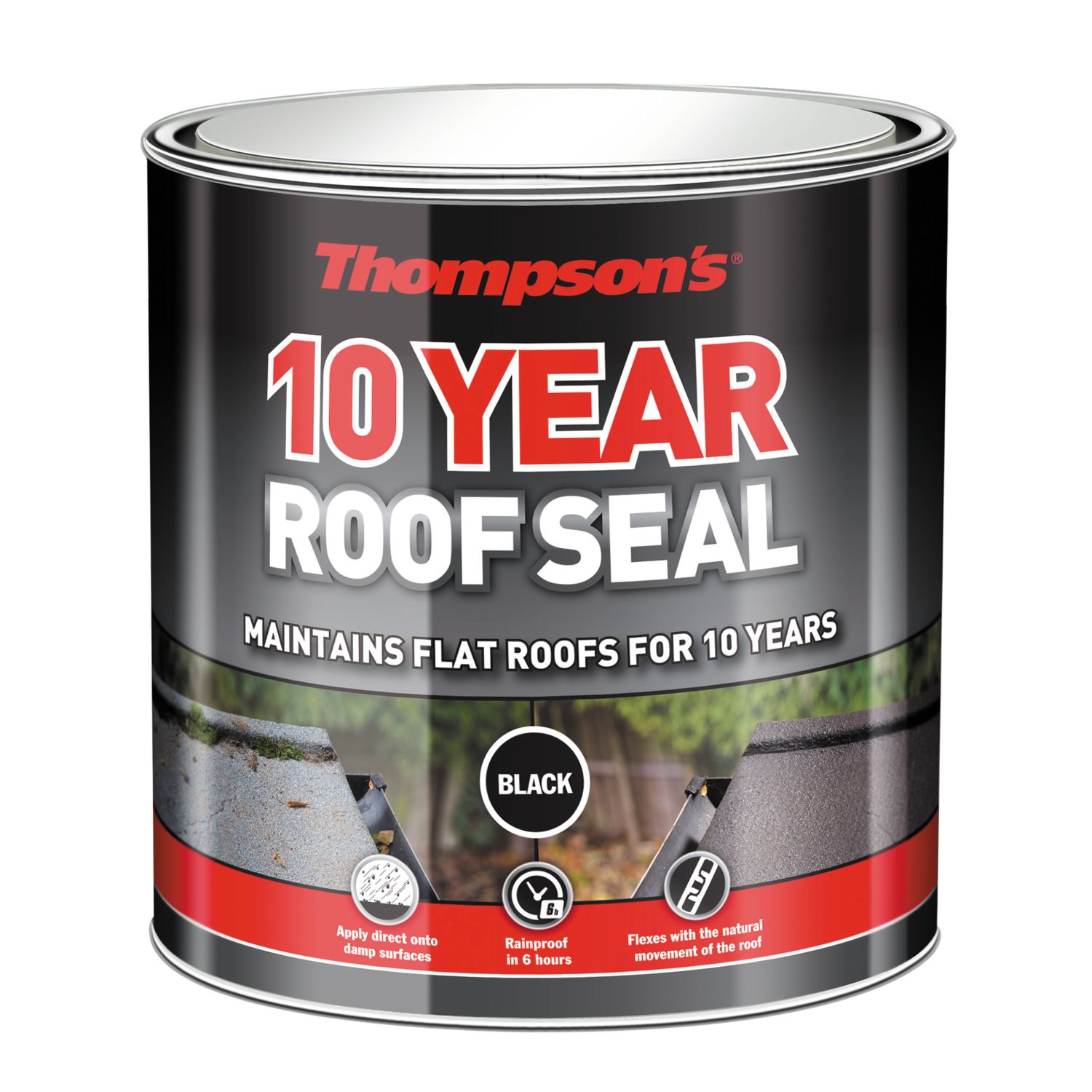 Thompsons 10 Year Roof Seal Black 2.5Ltr (46708)