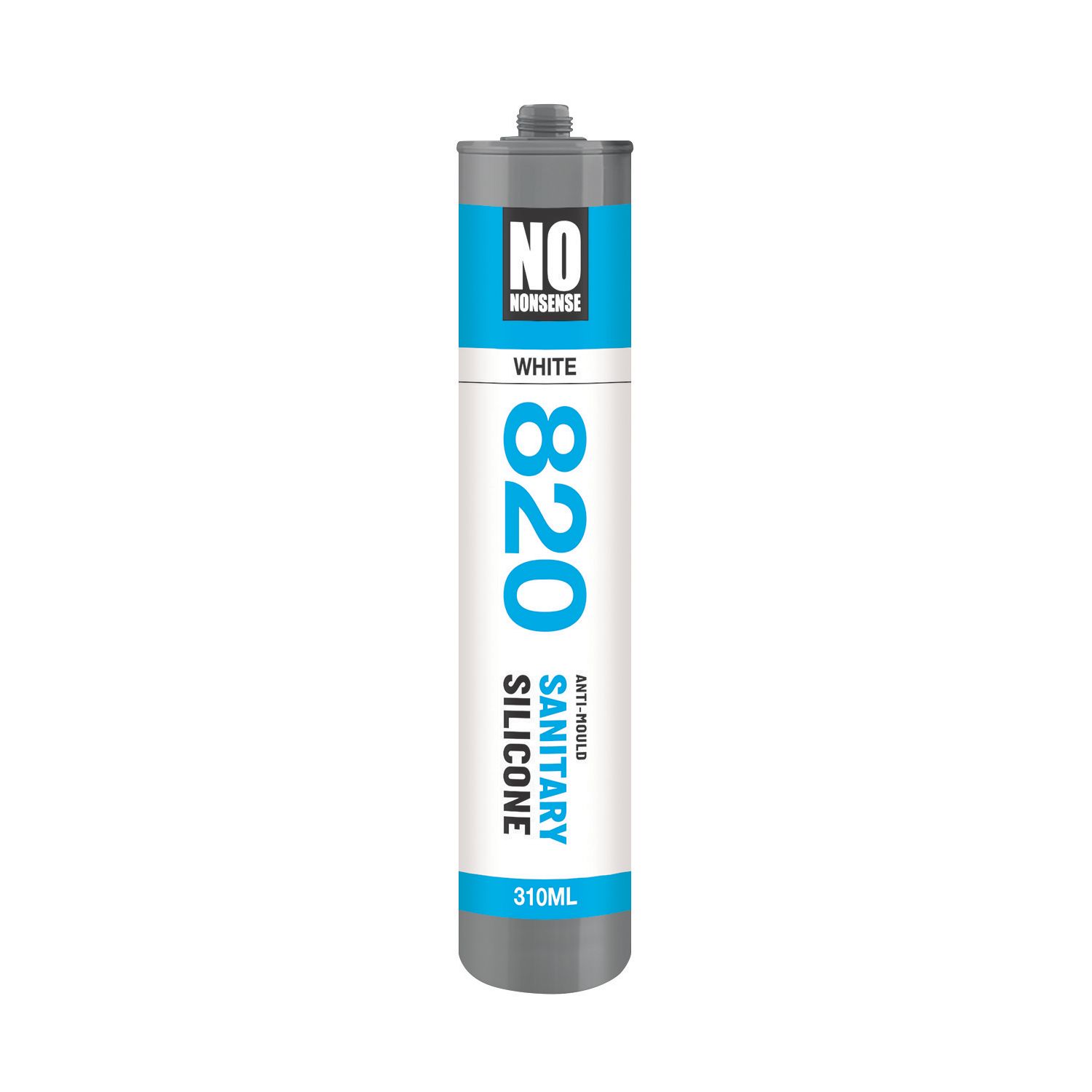 No Nonsense 820 Sanitary Silicone White 310ml (47187)