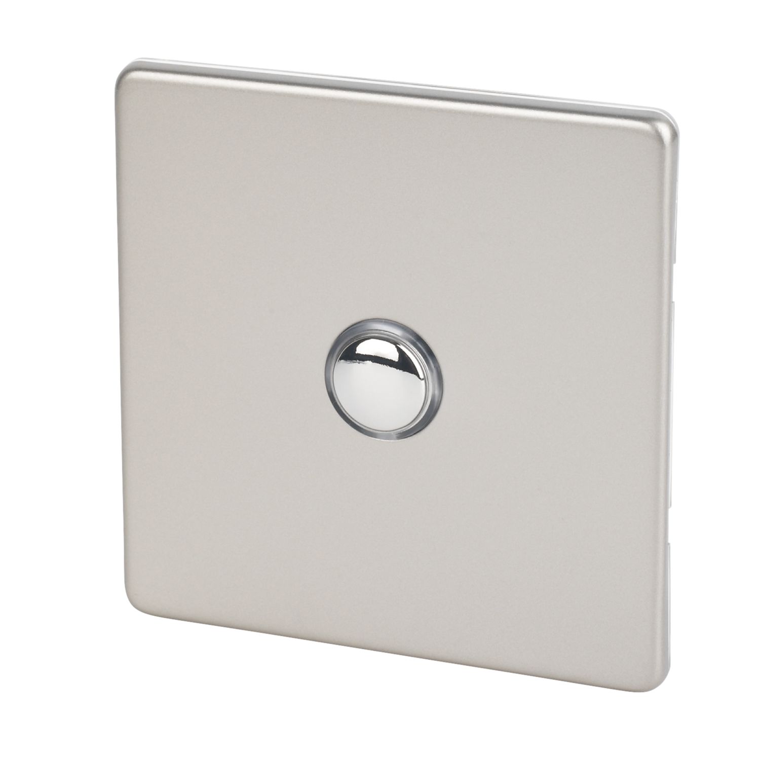 Varilight 6AX 1-Gang 2-Way Light Switch Satin Chrome (4725H)