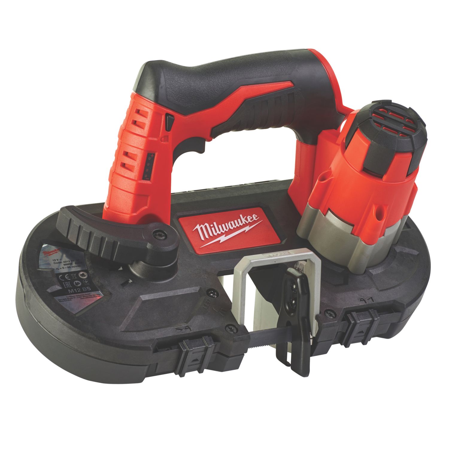 Milwaukee M12 BS-0 41mm 12V Li-Ion RedLithium Cordless Sub-Compact Bandsaw - Bare (472HF)