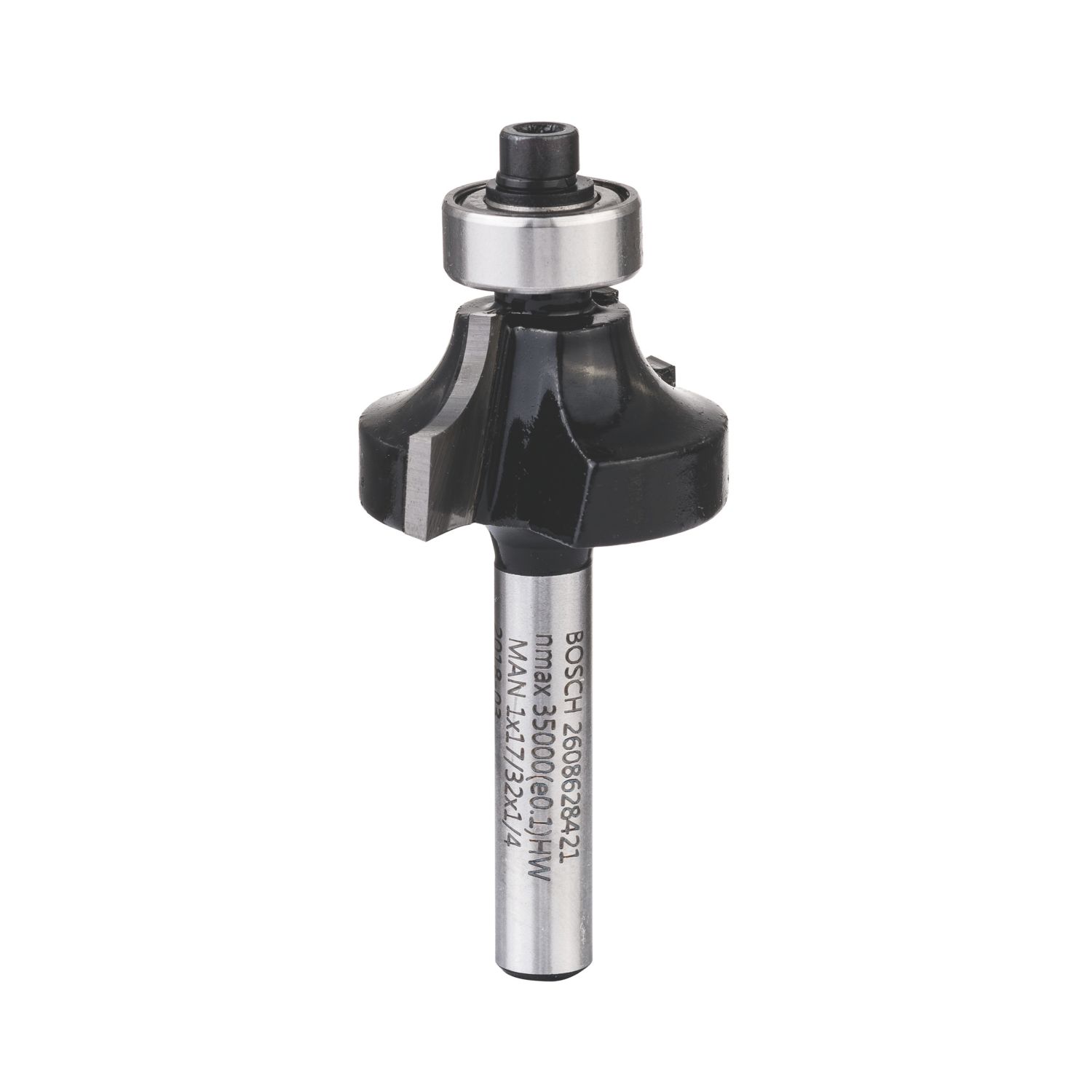 Bosch Standard for Wood 1/4" Straight Rounding Over Bit 25.4mm x 13.2mm (473FW)