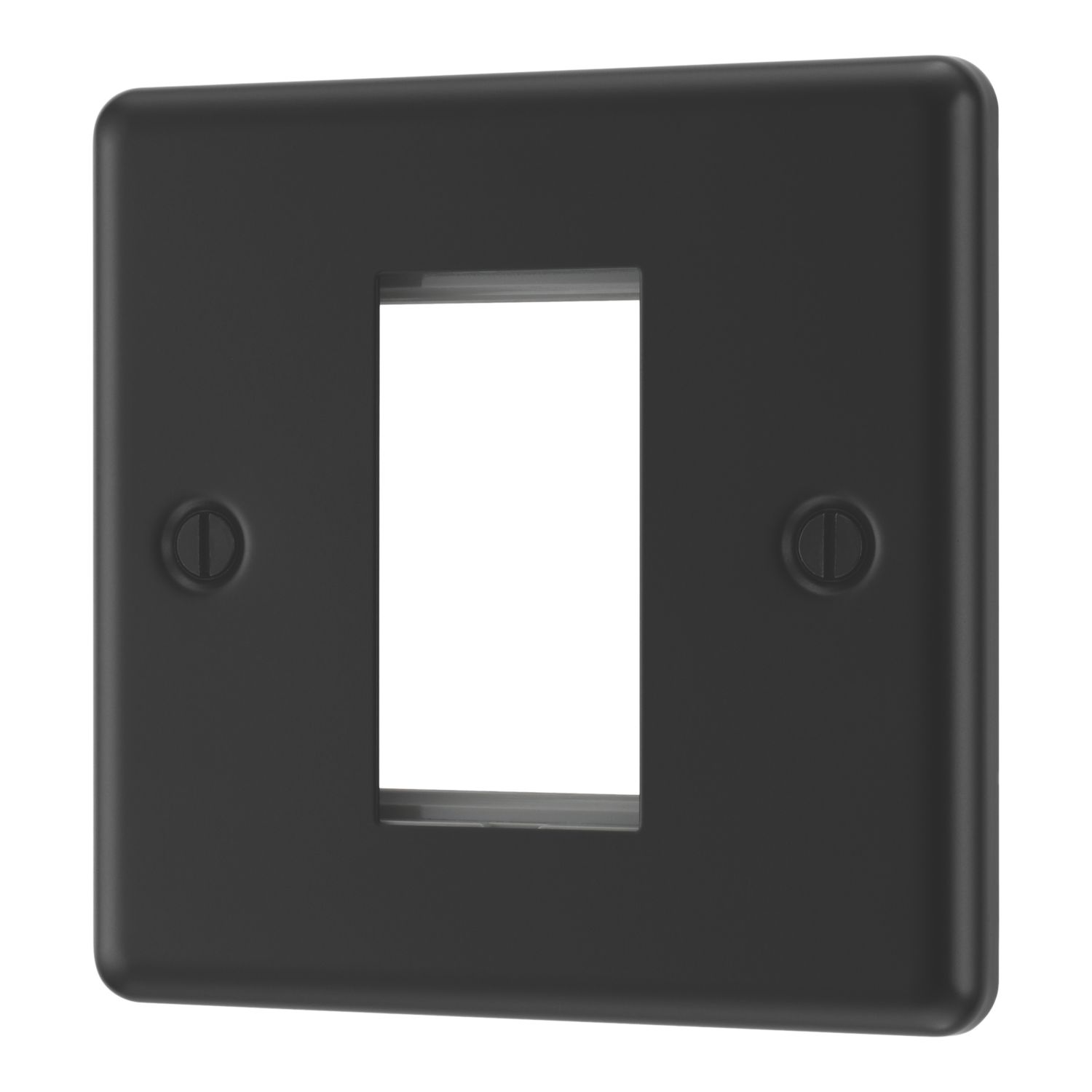 LAP 1-Module Modular Faceplate Matt Black (473PN)