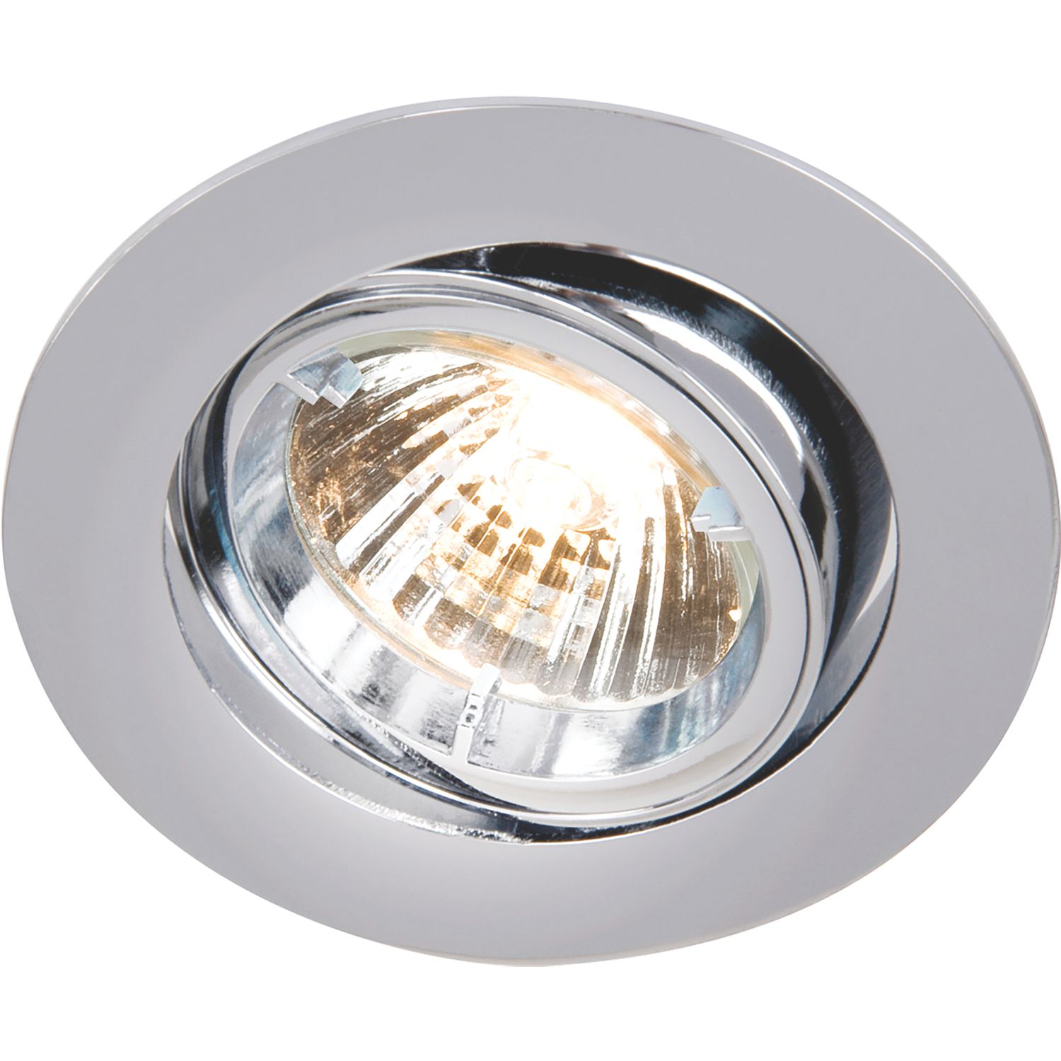Knightsbridge Tilt Recessed Downlight Chrome (475GA)