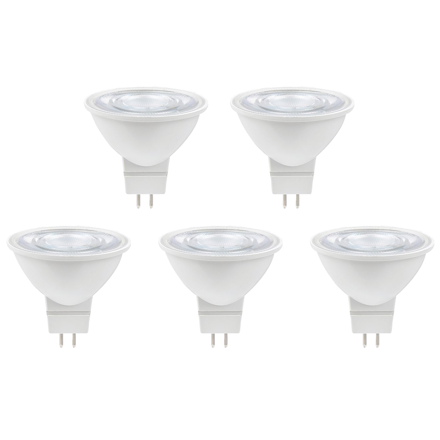 LAP GU5.3 MR16 LED Light Bulb 210lm 2W 5 Pack (475PP)