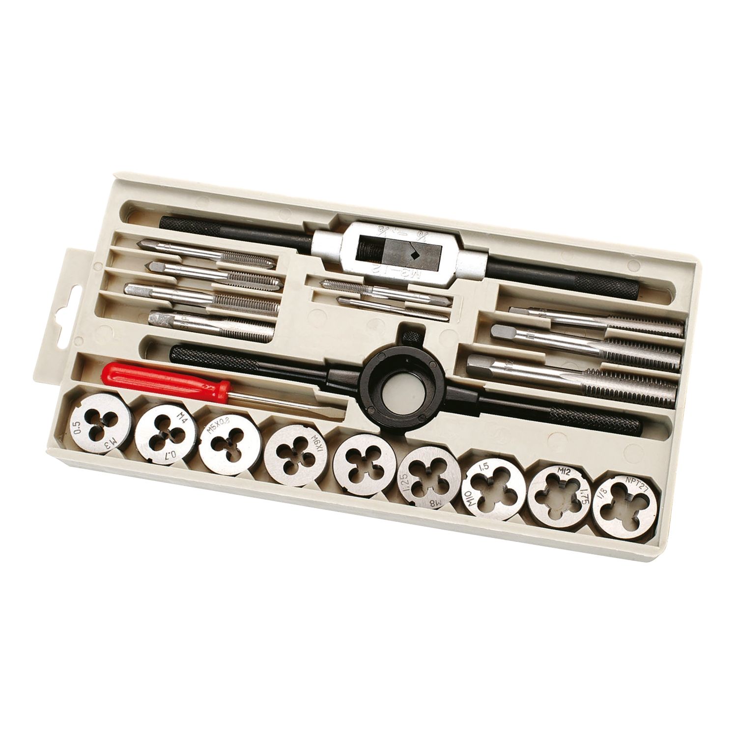C.K 3-12mm Metric Tap & Die Set 21 Pieces (4776X)