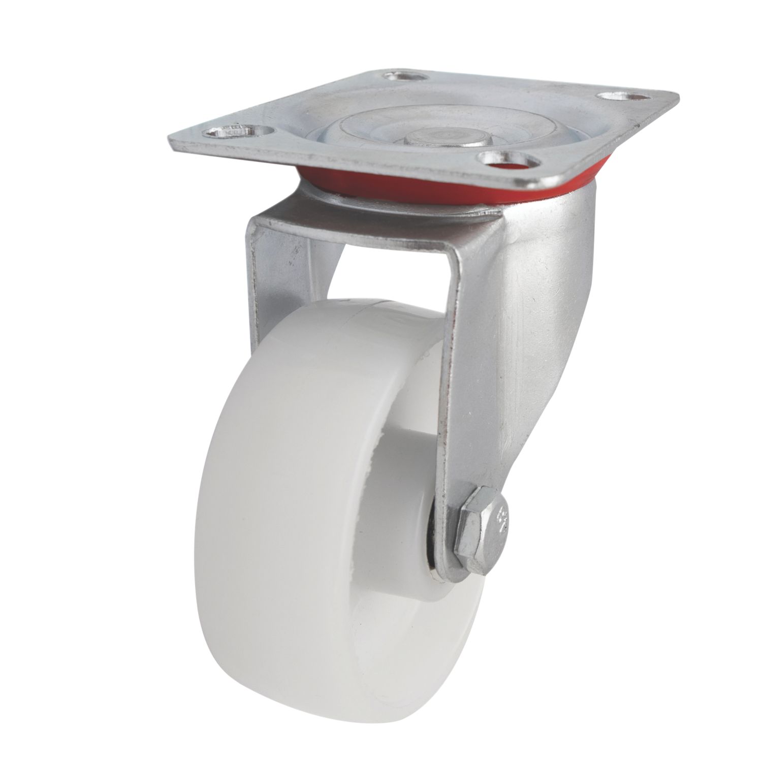 Essentials Swivel Castor 70mm White (477KH)