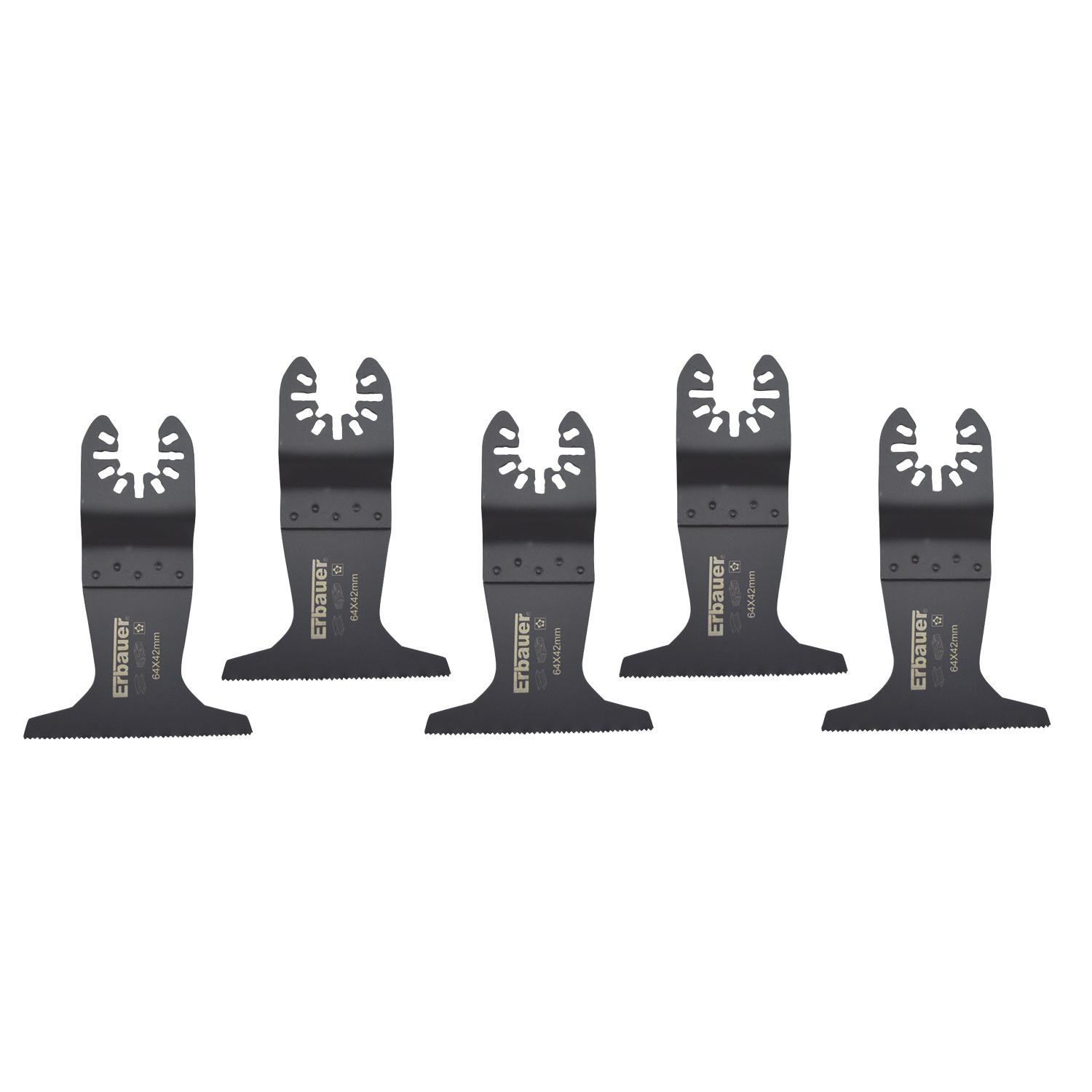 Erbauer Multi-Material Plunge Cutting Blades 64mm 5 Pack (4795V)