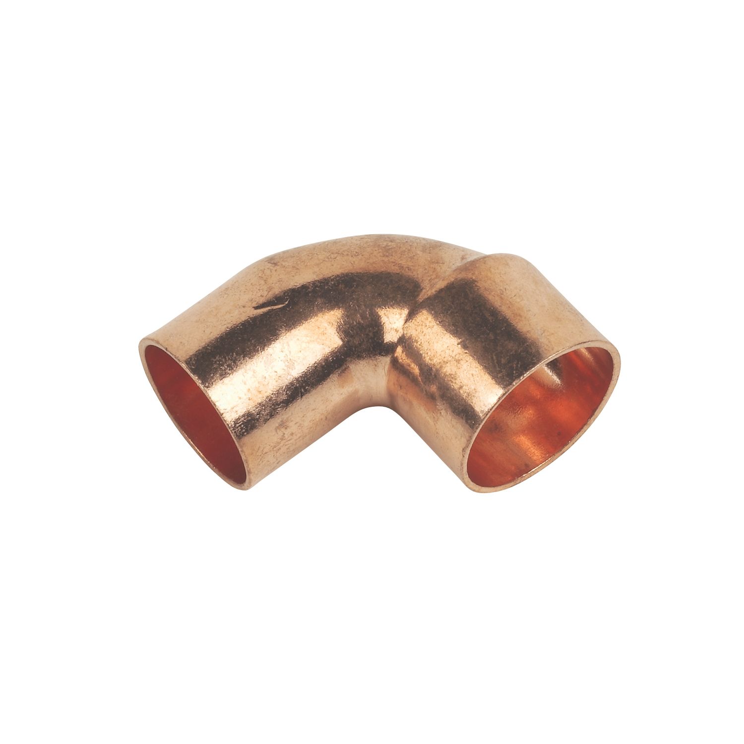 Flomasta Copper End Feed Equal 90° Street Elbows 22mm 10 Pack (48014)