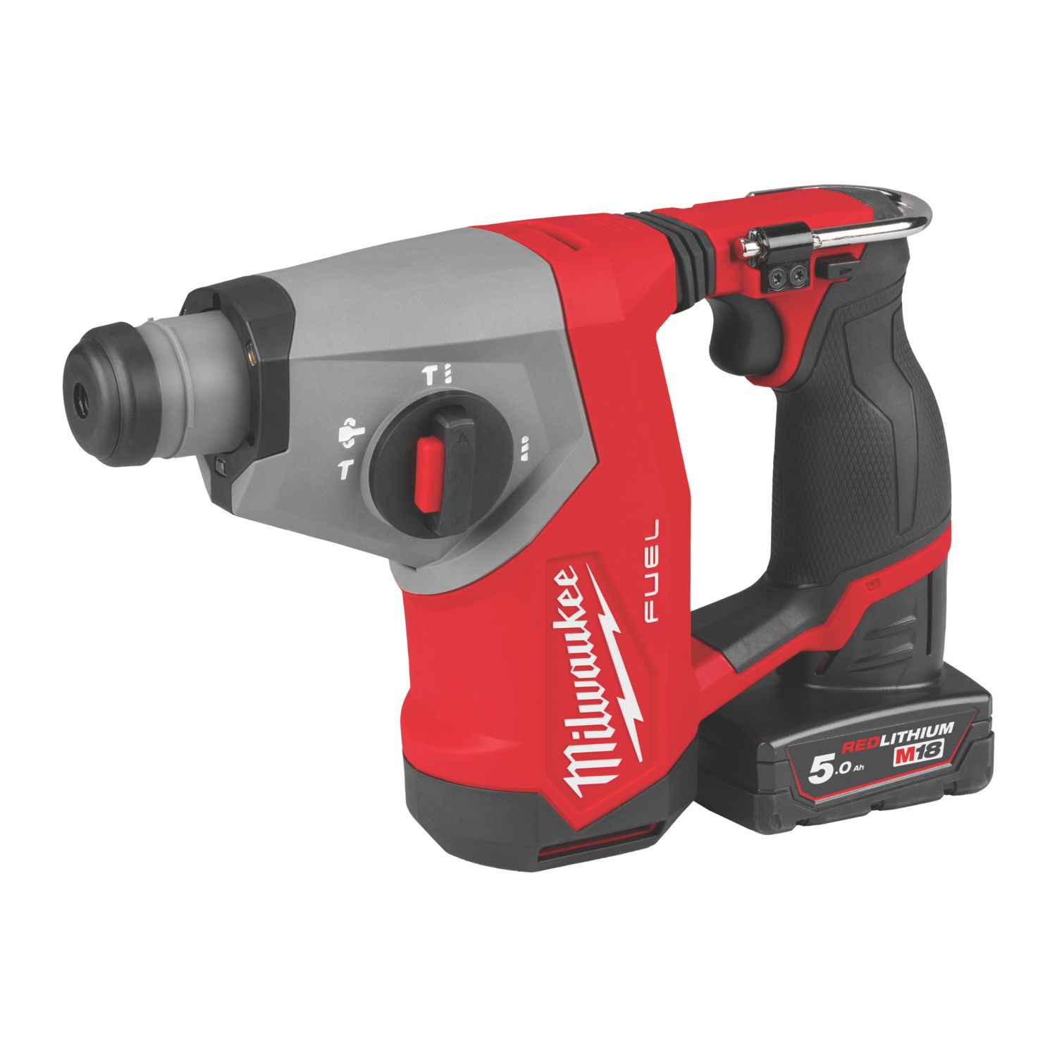 Milwaukee M12 FHAC16-502X FUEL 2.3kg 12V 2 x 60Wh Li-Ion RedLithium High Output Brushless Cordless SDS+ Drill (480EN)