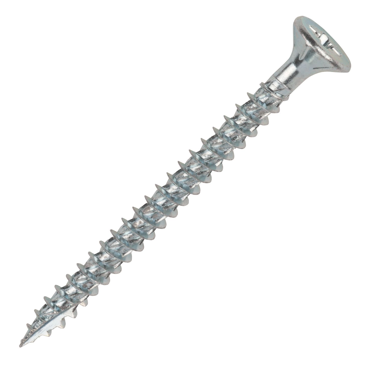 Turbo Silver PZ Double-Countersunk Multipurpose Screws 4mm x 35mm 200 Pack (48113)