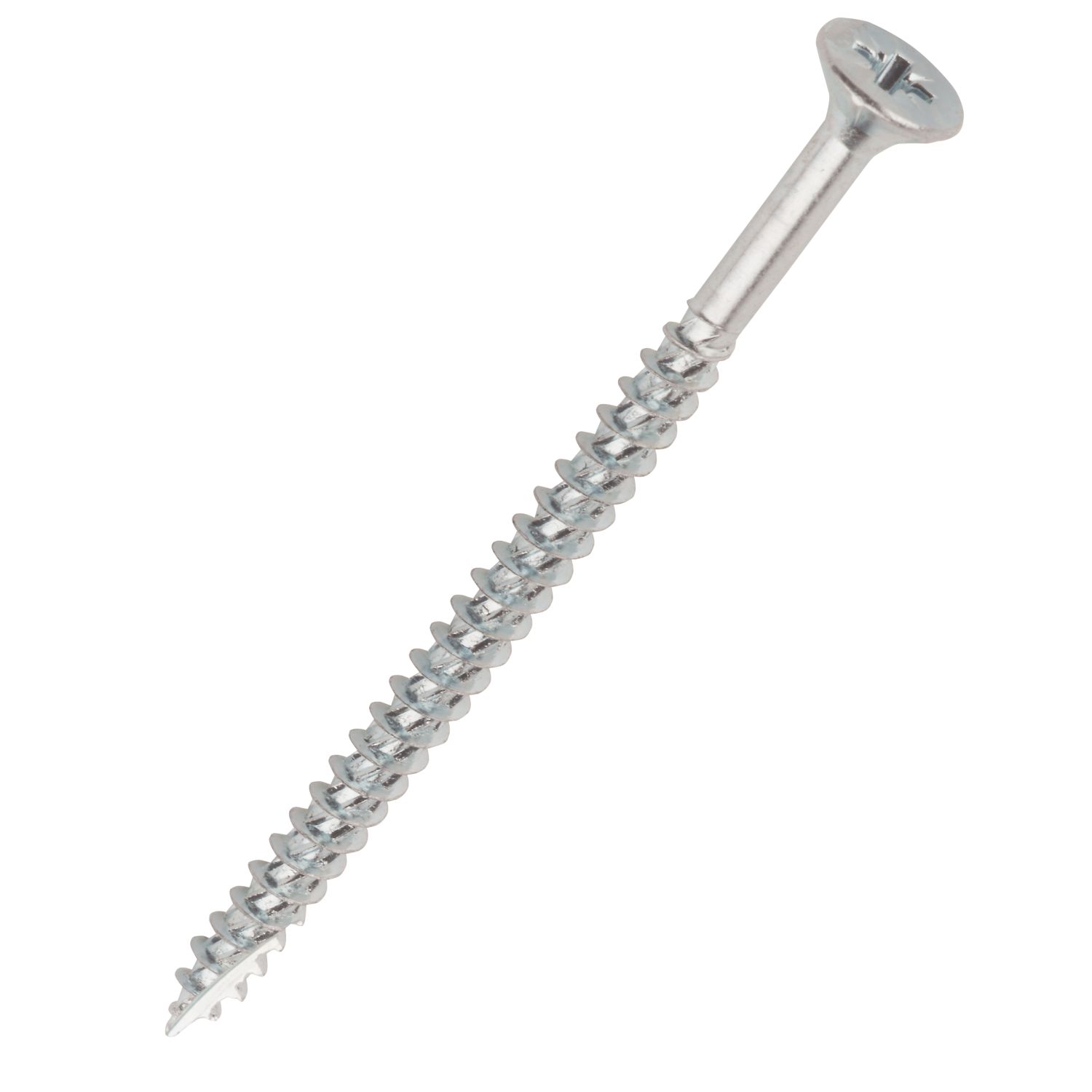 Turbo Silver PZ Double-Countersunk Multipurpose Screws 5mm x 80mm 100 Pack (48289)