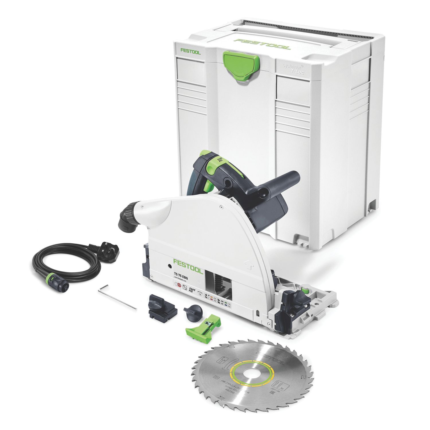 Festool TS 75 EBQ-Plus 210mm Electric Plunge Cut Saw 230V (486HM)