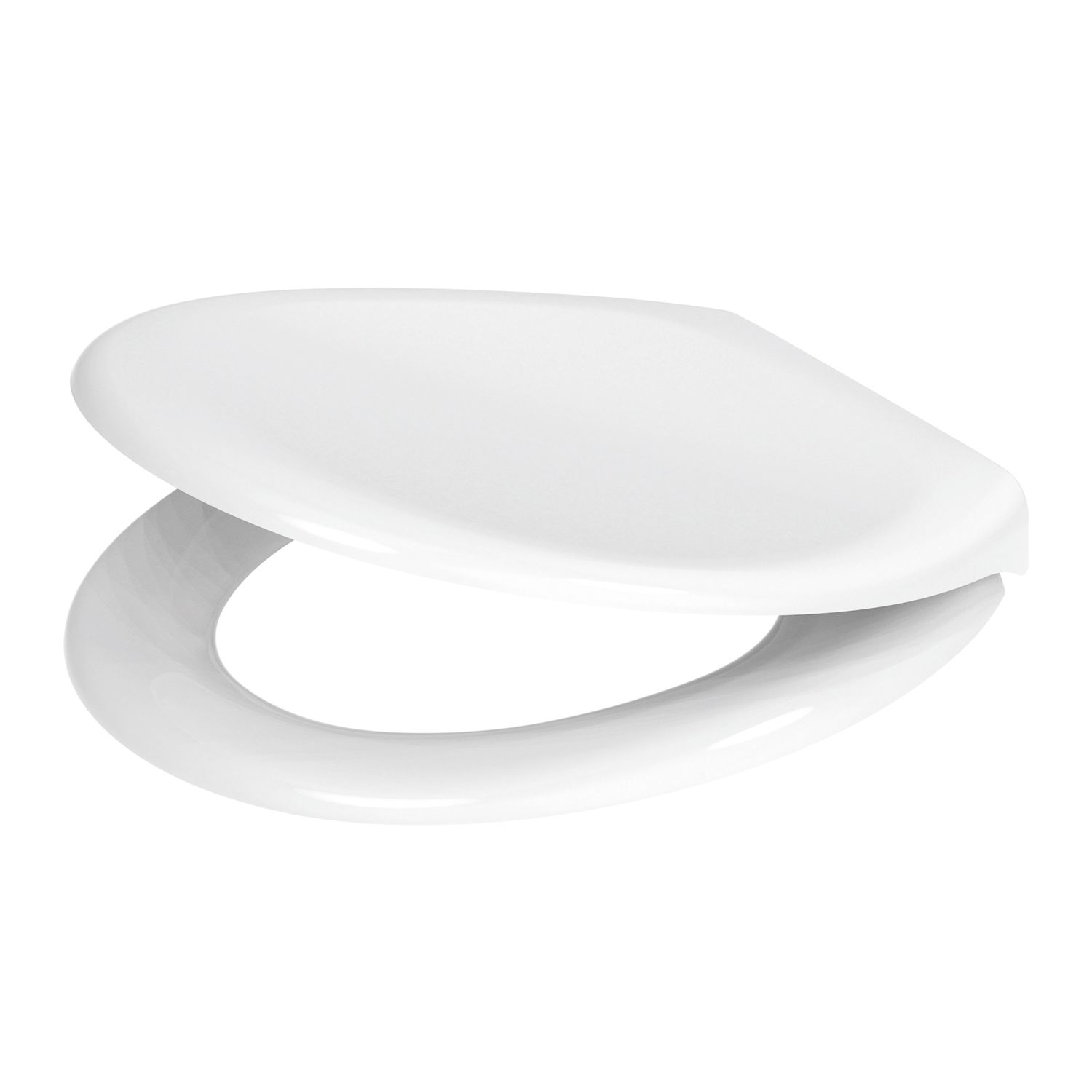 Dakar Soft-Close with Quick-Release Toilet Seat Thermoset Plastic White (486RM)