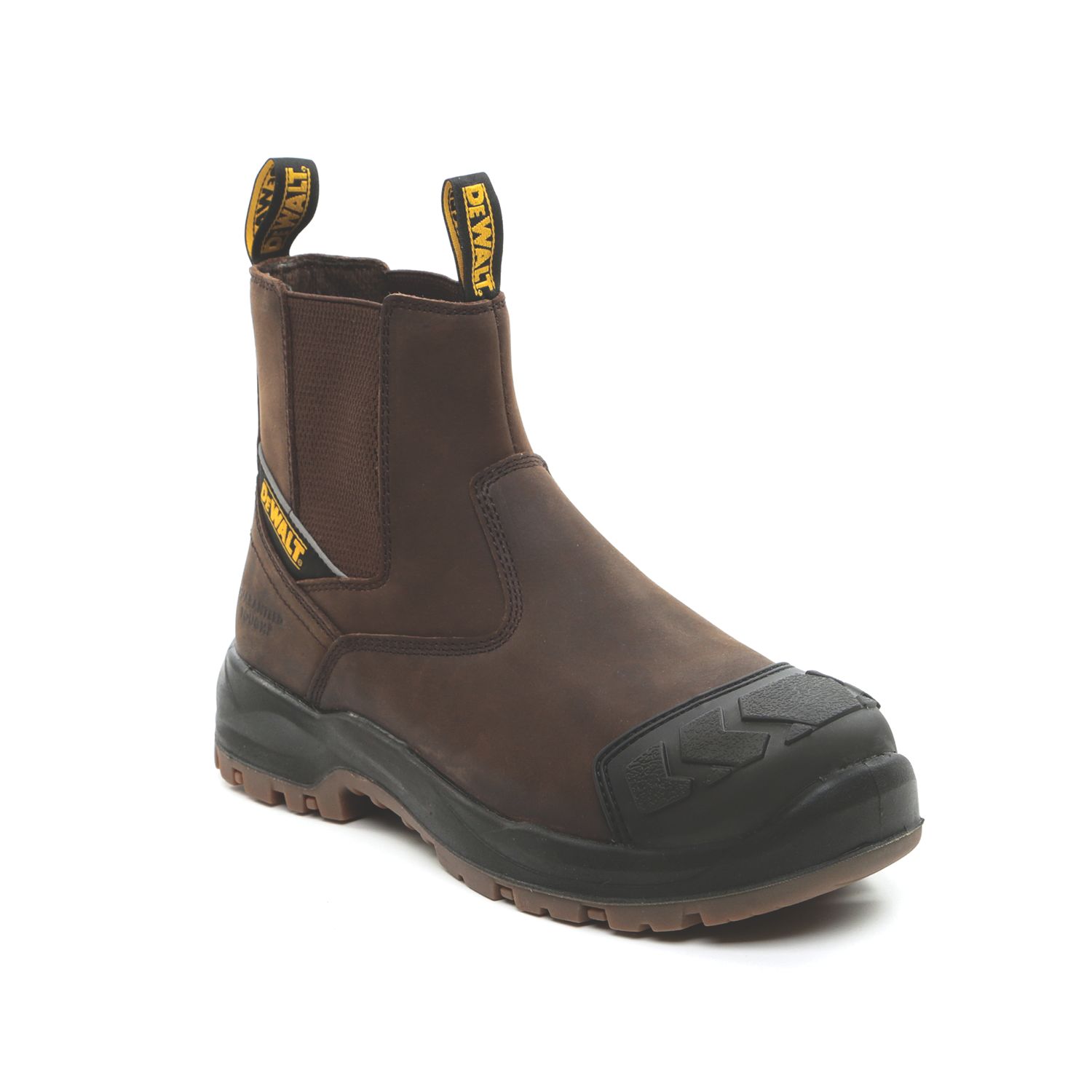 DEWALT East Haven Size 12 Brown Water-Resistant Steel Toe Cap Safety Dealer Boots (487PT)