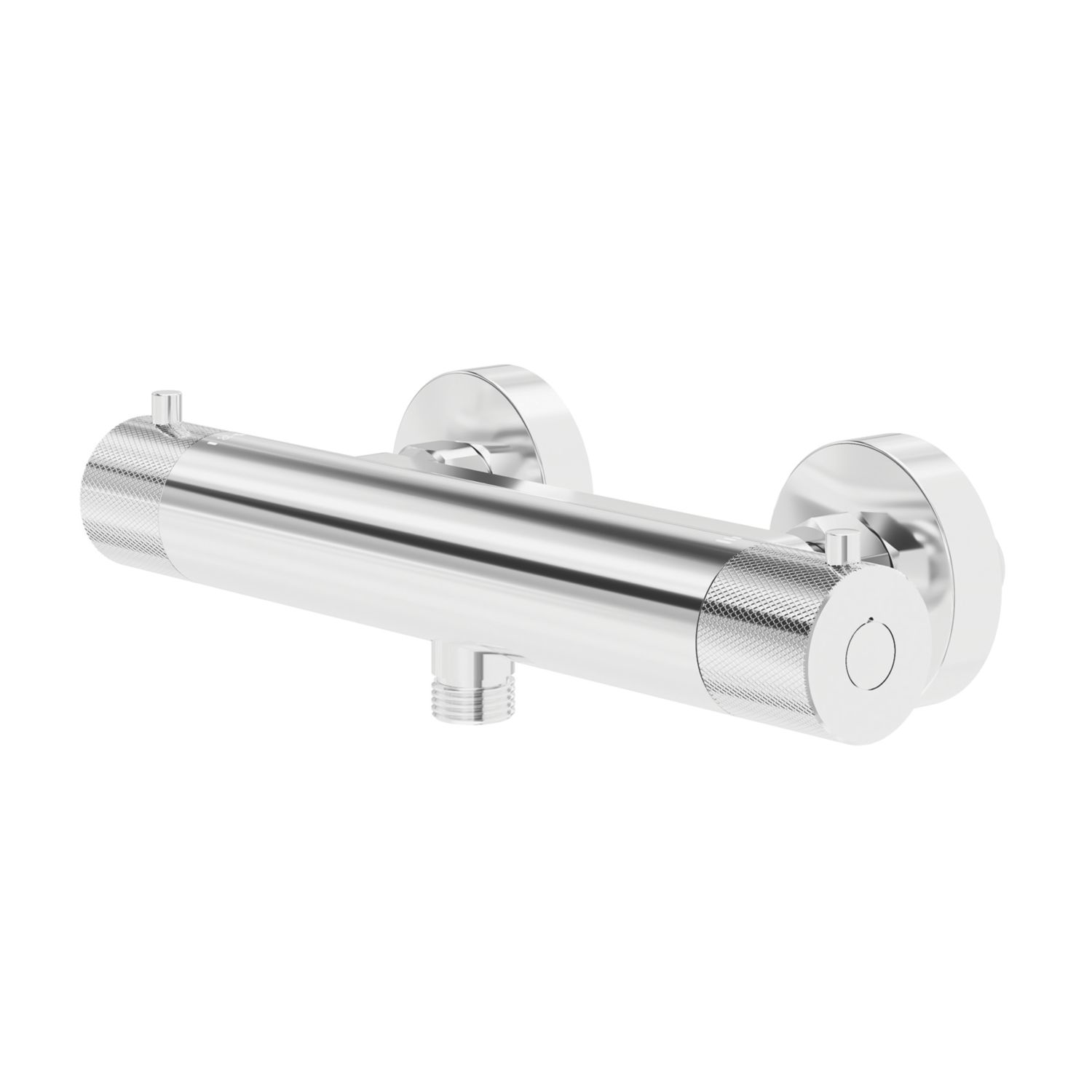 Swirl Melba Exposed Single Outlet Thermostatic Chrome Shower Mixer With Diverter (487XX)
