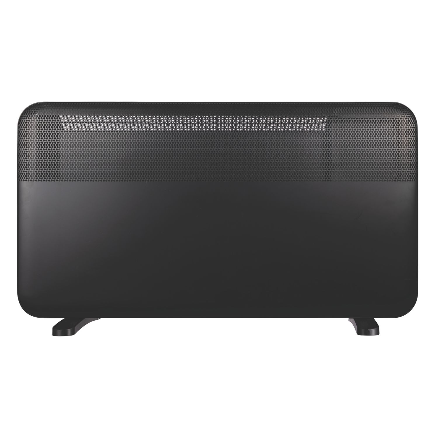 TCP 2000W Electric Portable or Wall-Mounted Convector Panel Heater Black (487YE)