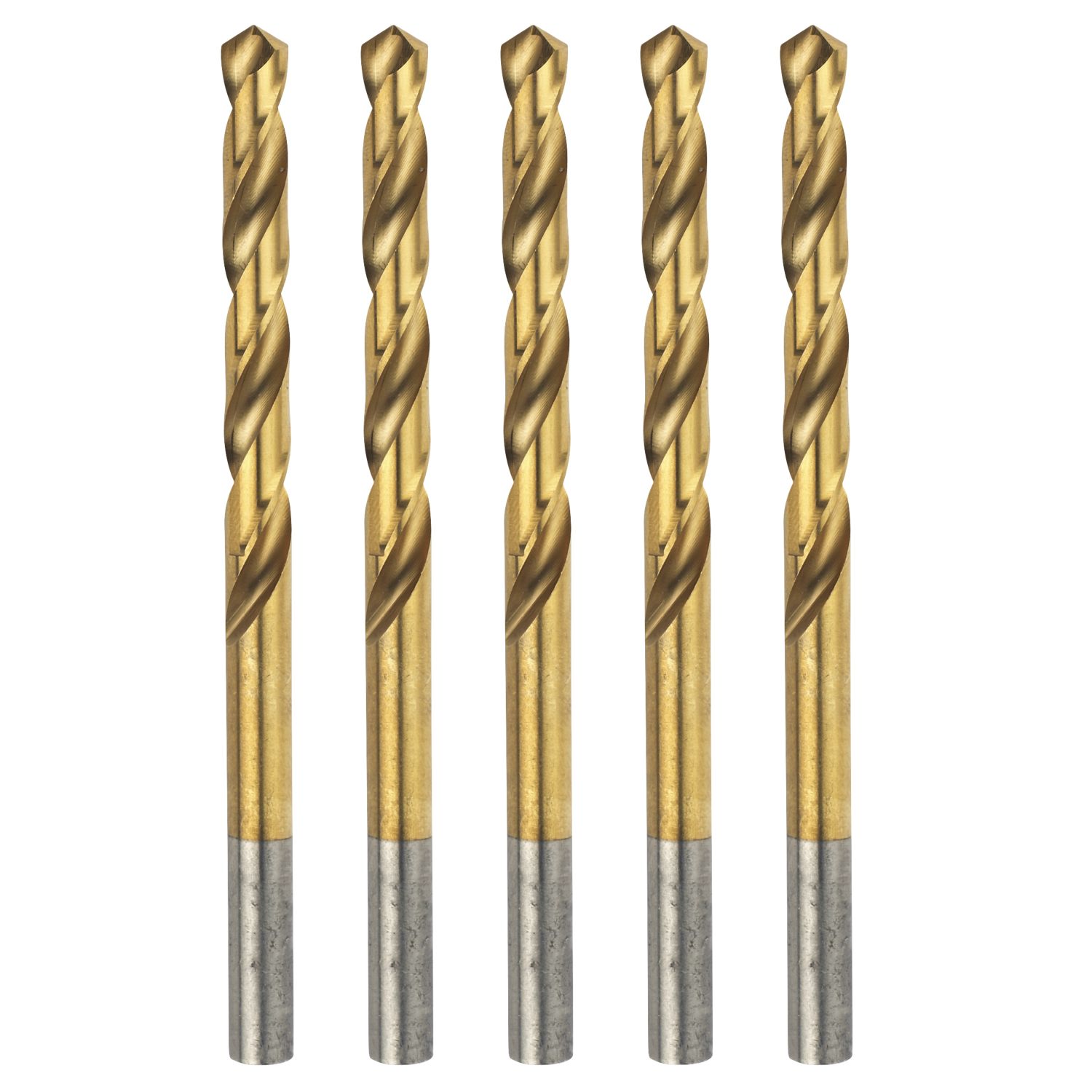 Erbauer Straight Shank Metal Drill Bits 5.5mm x 93mm 5 Pack (48910)