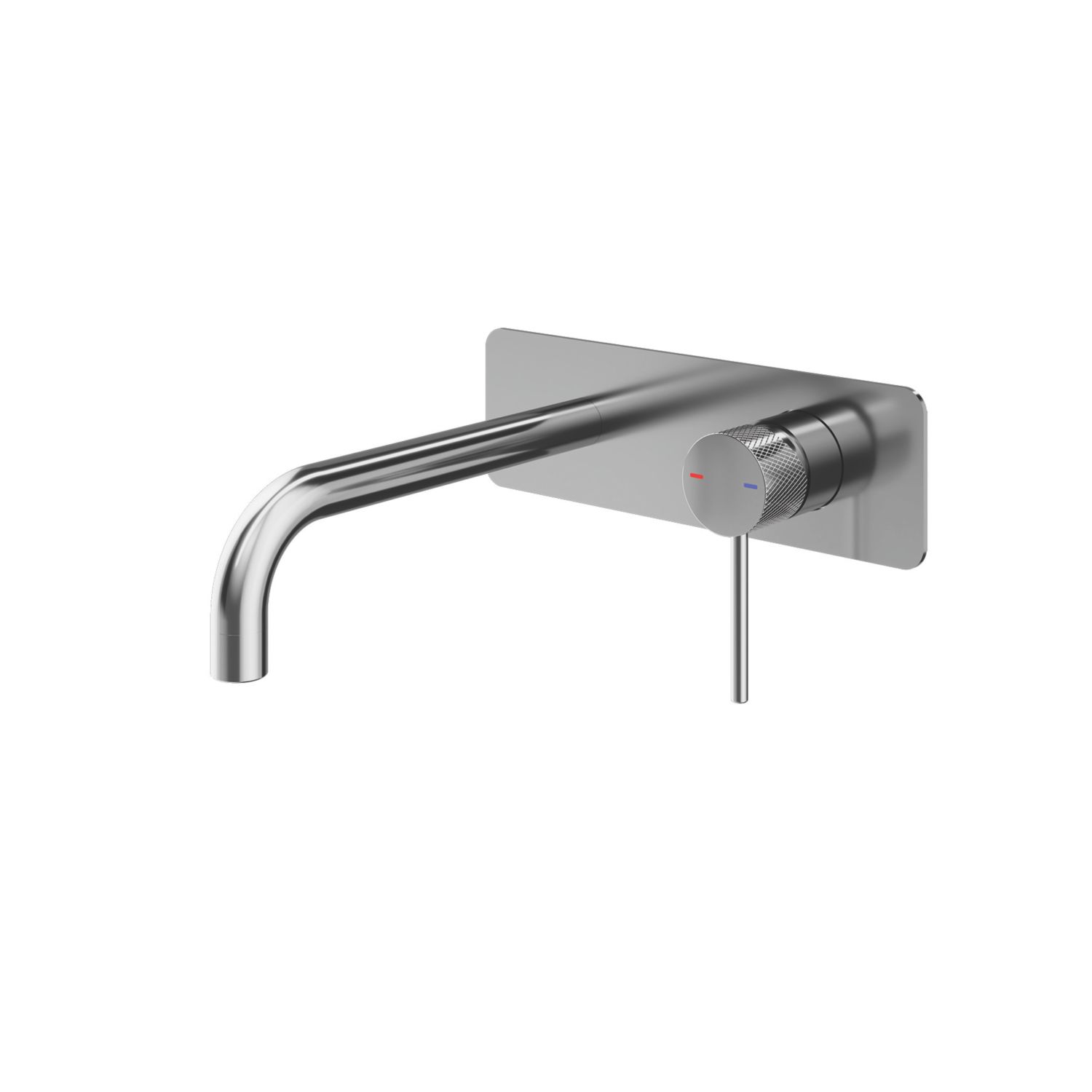 Swirl Melba Chrome 109mm Standard Lever No Tap Holes Basin Mixer Tap With Clicker Waste (489XX)