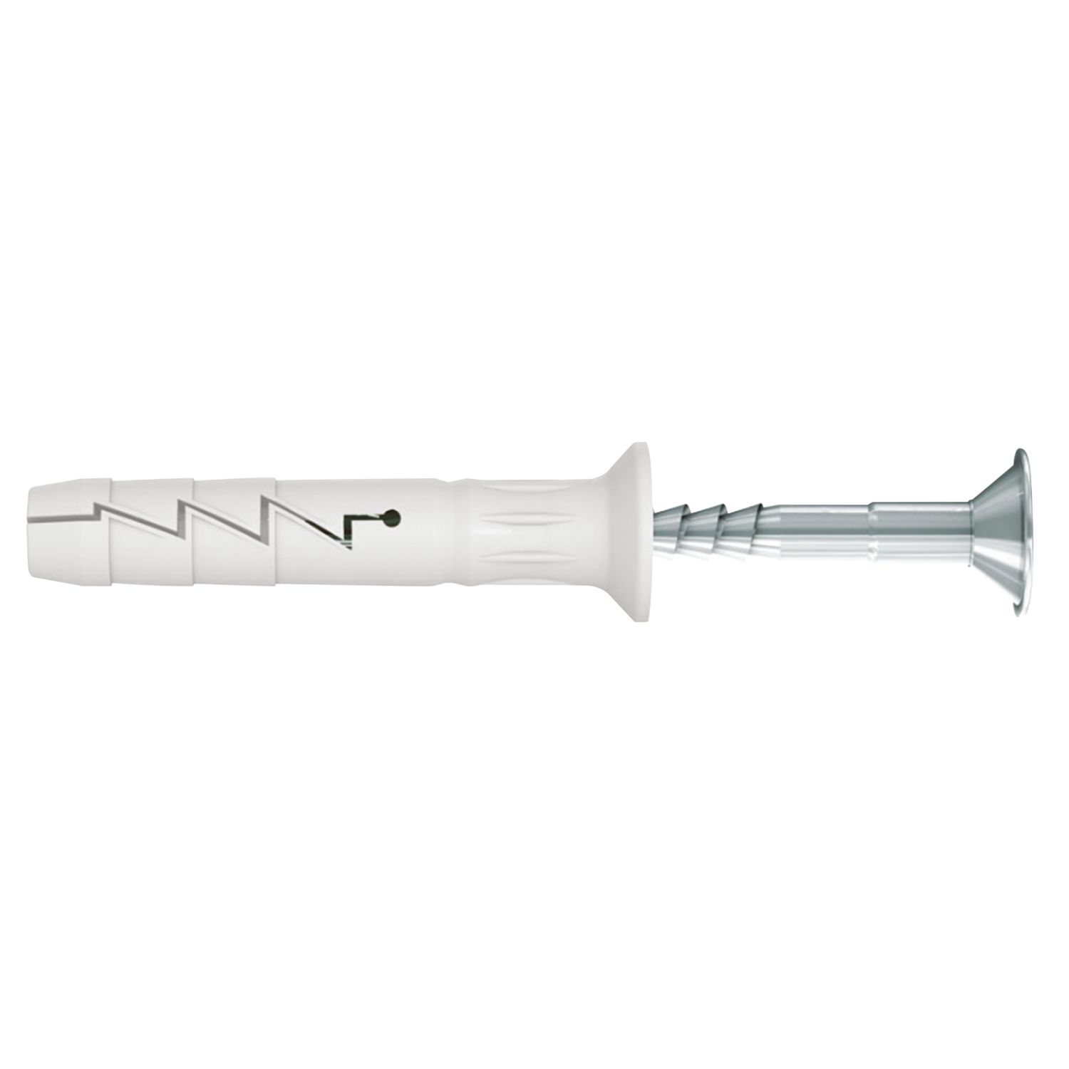 Rawlplug Nylon Hammer-In Fixings 6ga x 60mm 100 Pack (4901F)