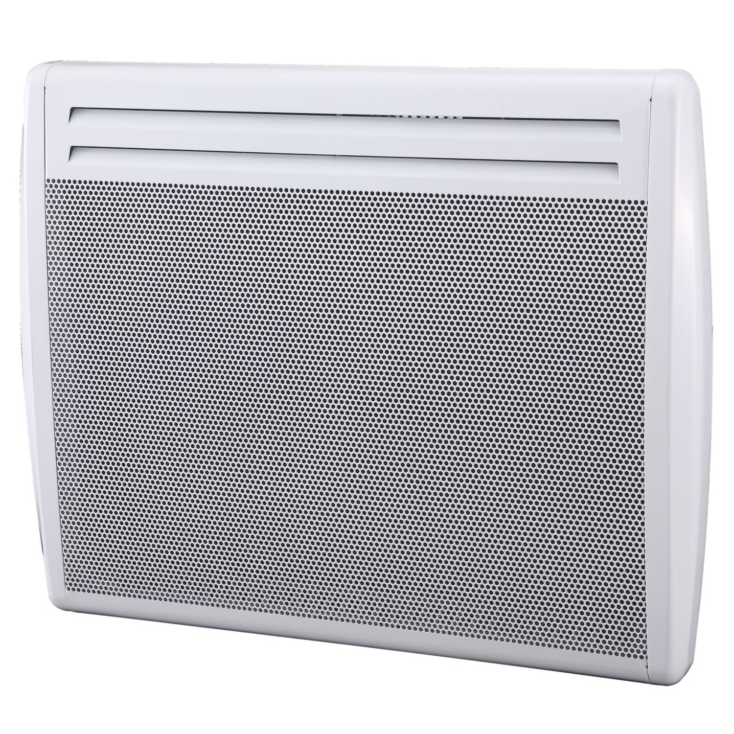 Essentials Dillam 1000W Electric Wall-Mounted Panel Heater 490mm x 590mm White 3410BTU (4907P)