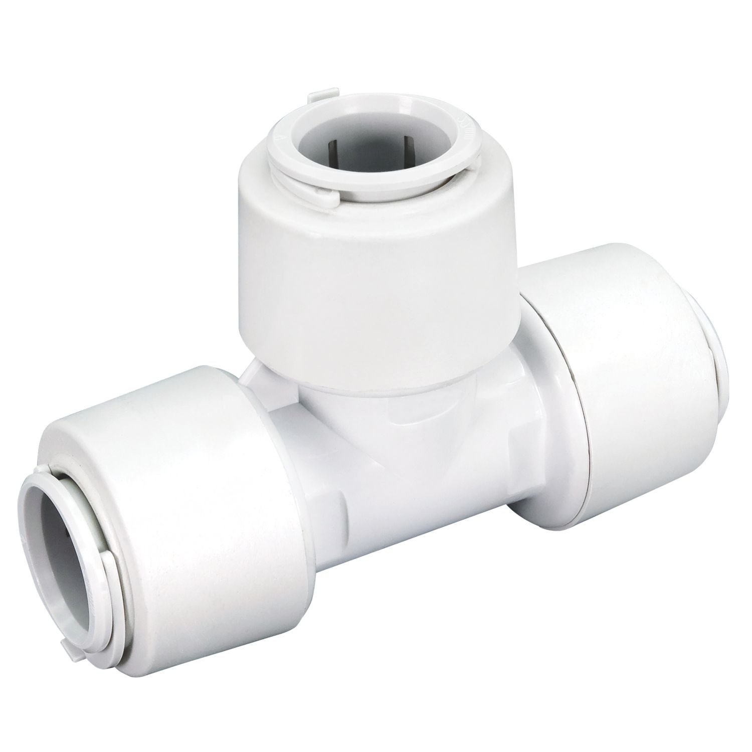 FloPlast FloFit+ Plastic Push-Fit Equal Tee 28mm (490RF)