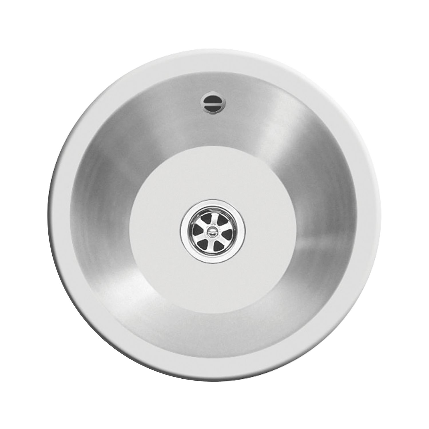 Swirl Royal Mini 1 Bowl Stainless Steel Kitchen Sink 335mm x 355mm (490RG)
