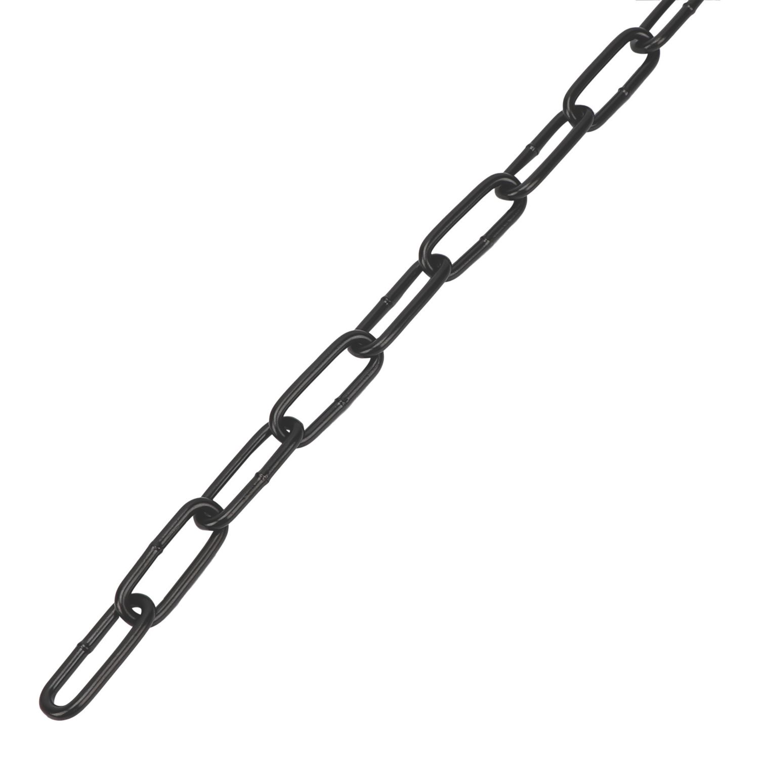 Essentials Welded Black Chain 6mm x 2.5m (490YN)