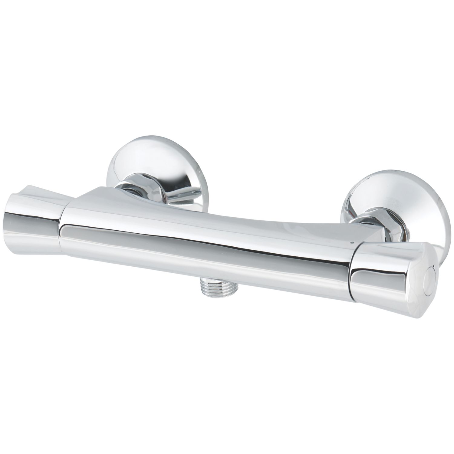 Rize Exposed Single Outlet Thermostatic Silver Mixer Shower Valve (491FV)
