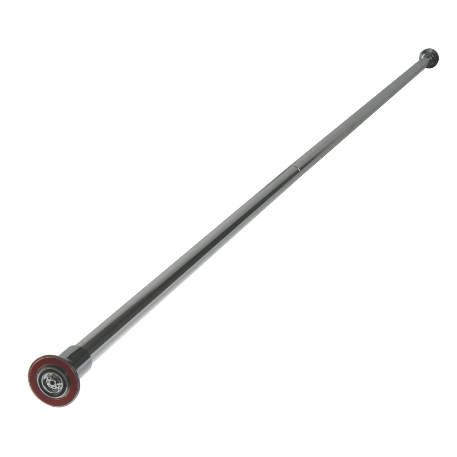 Croydex Straight Shower Curtain Rail Aluminium Chrome 1100-2600mm (4925X)