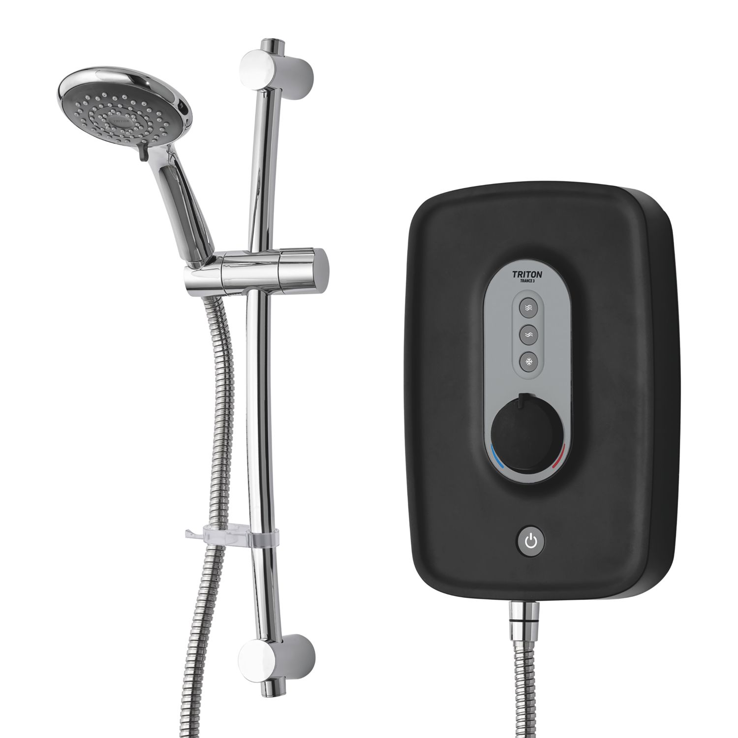 Triton Trance 3 Matte Black 8.5kW Electric Shower (492JW)