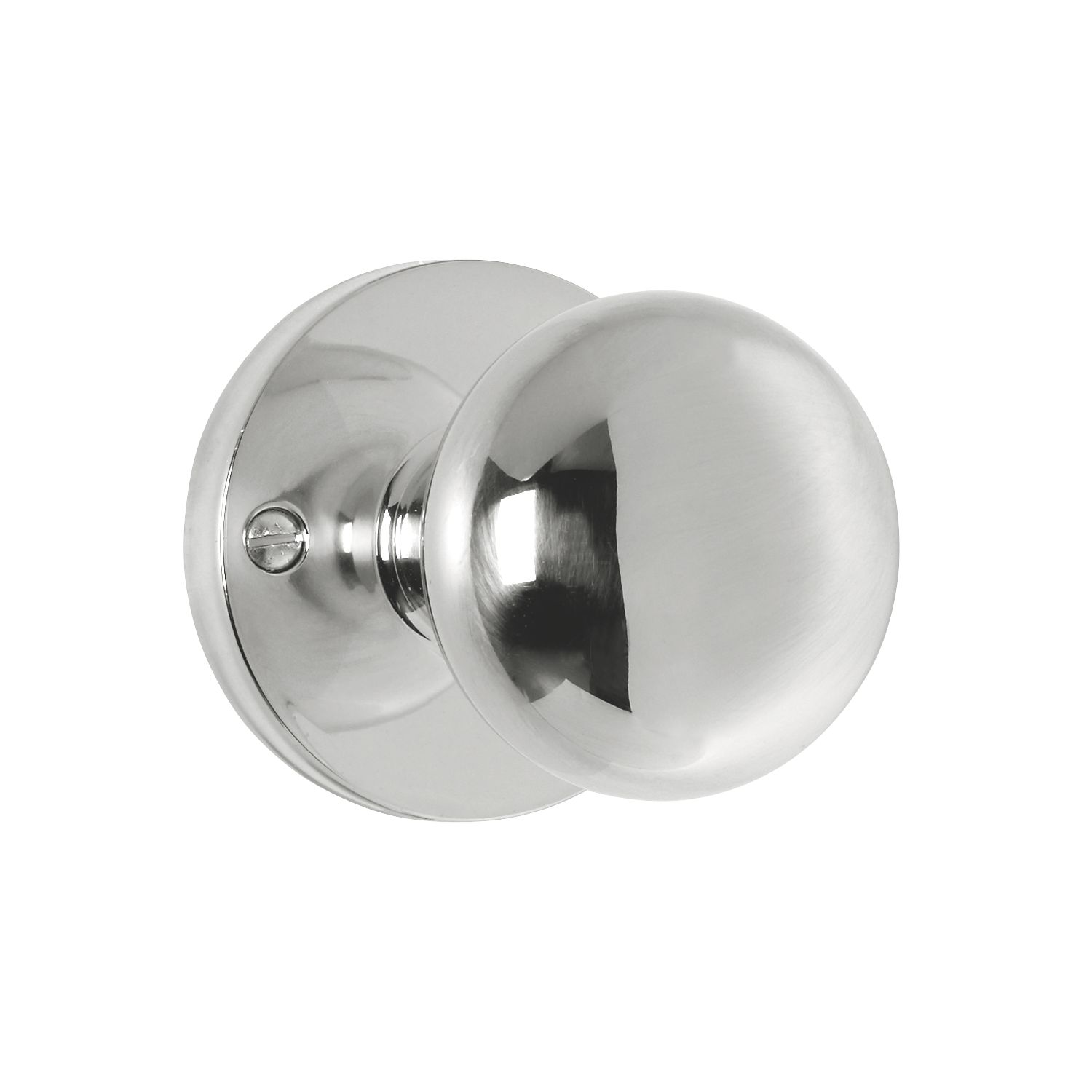 Carlisle Brass Mushroom Mortice Knob 61mm Pair Polished Chrome (49489)