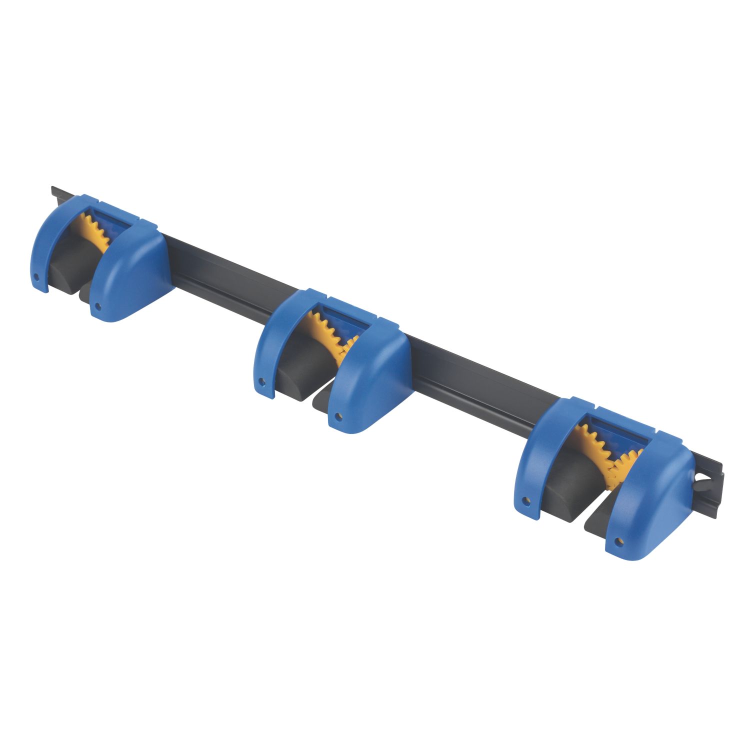 Smith & Locke 3-Tool Hanger Rail Black/Blue 55 x 500mm (4962J)