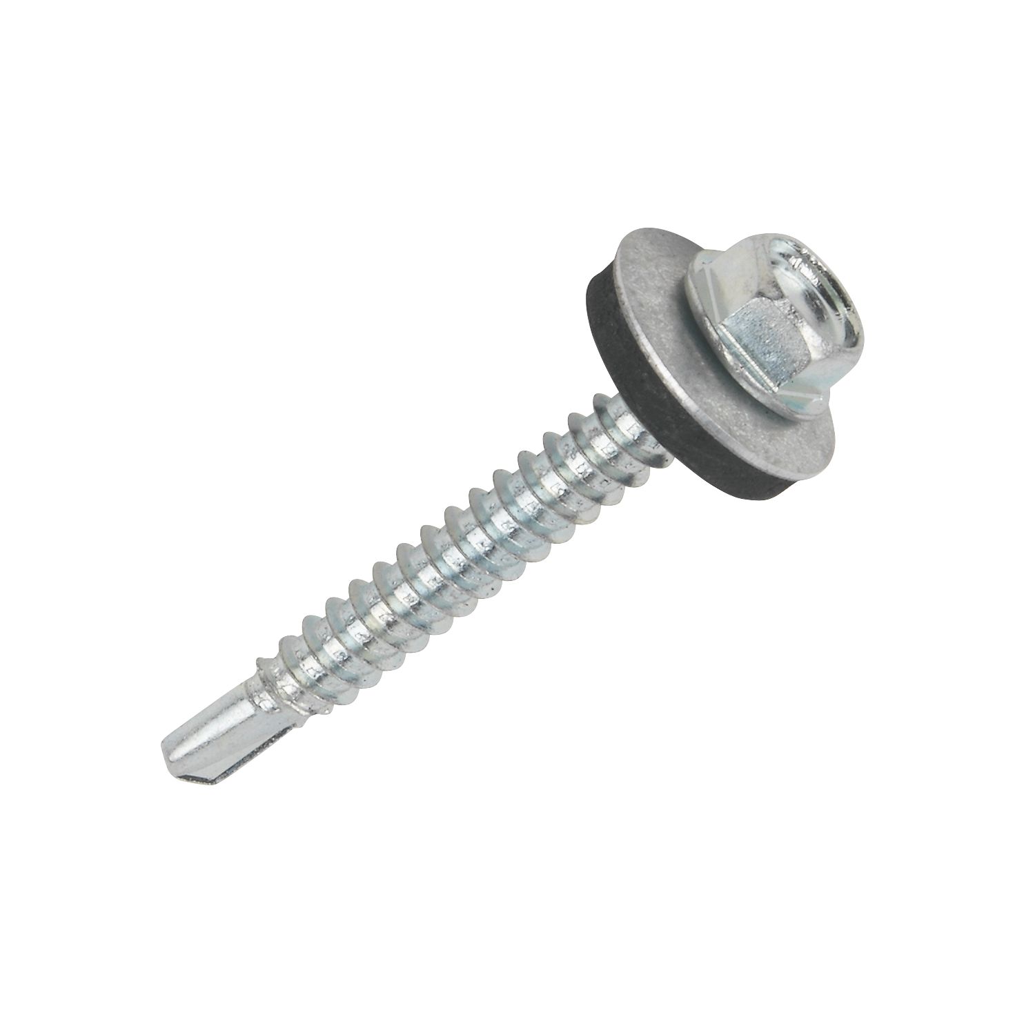Easydrive Flange Self Drilling Screws with Washers 5.5mm x 22mm 100 Pack (49758)