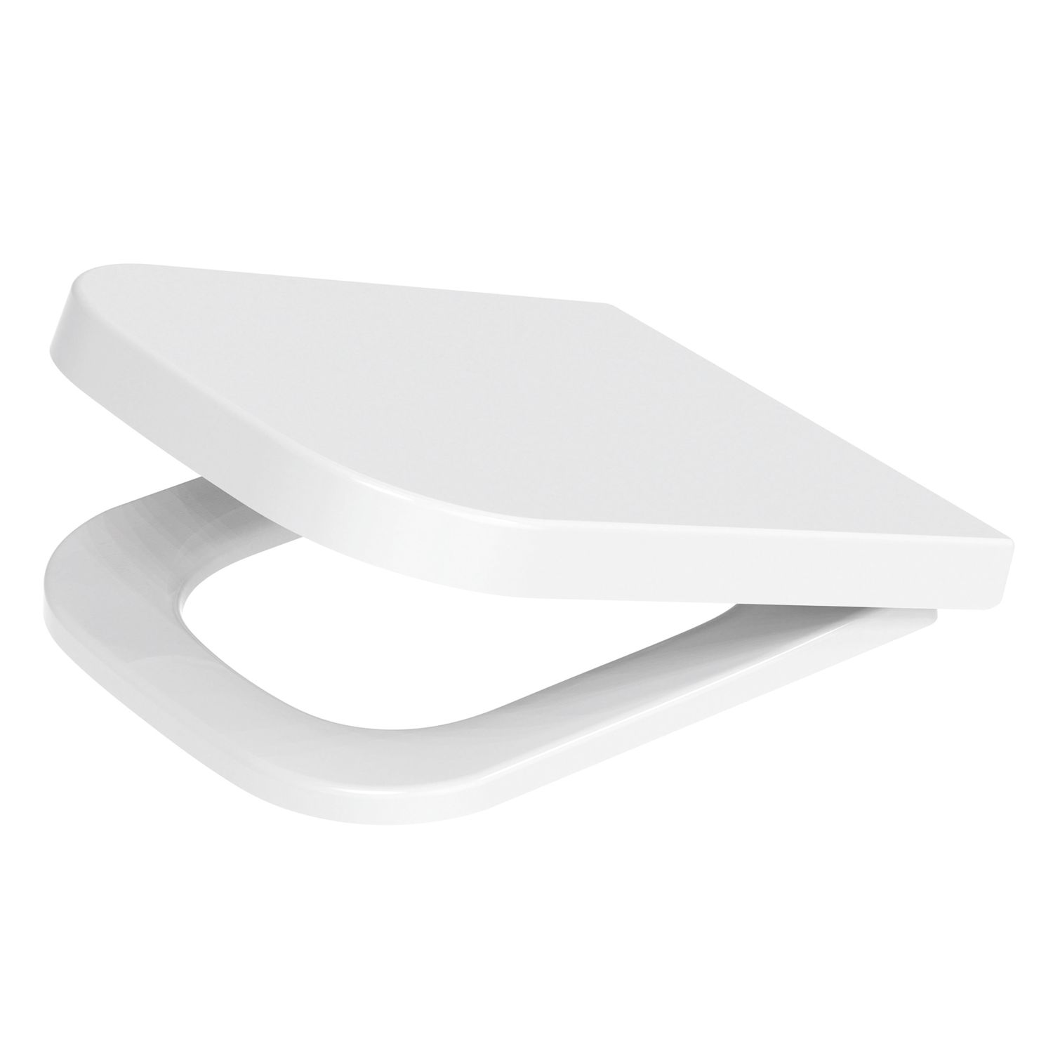 Sector Soft-Close with Quick-Release Toilet Seat Thermoset Plastic White (497RM)