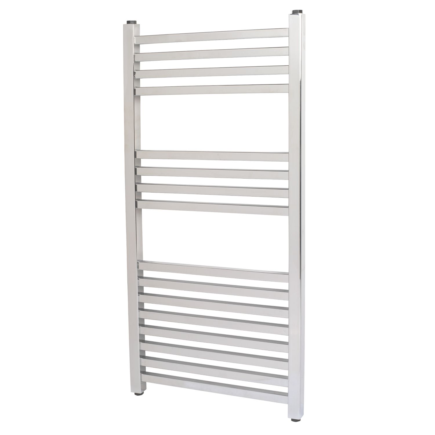 Kudox 800mm x 330mm 583BTU Chrome Flat Designer Towel Radiator (49856)