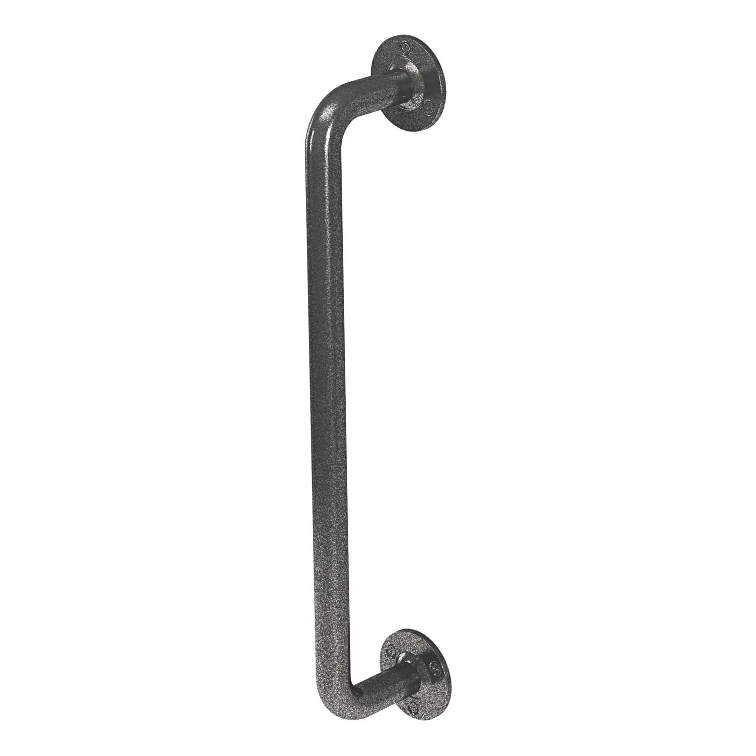 Rothley Straight Household Steel Grab Rail Pewter 457mm (498RG)
