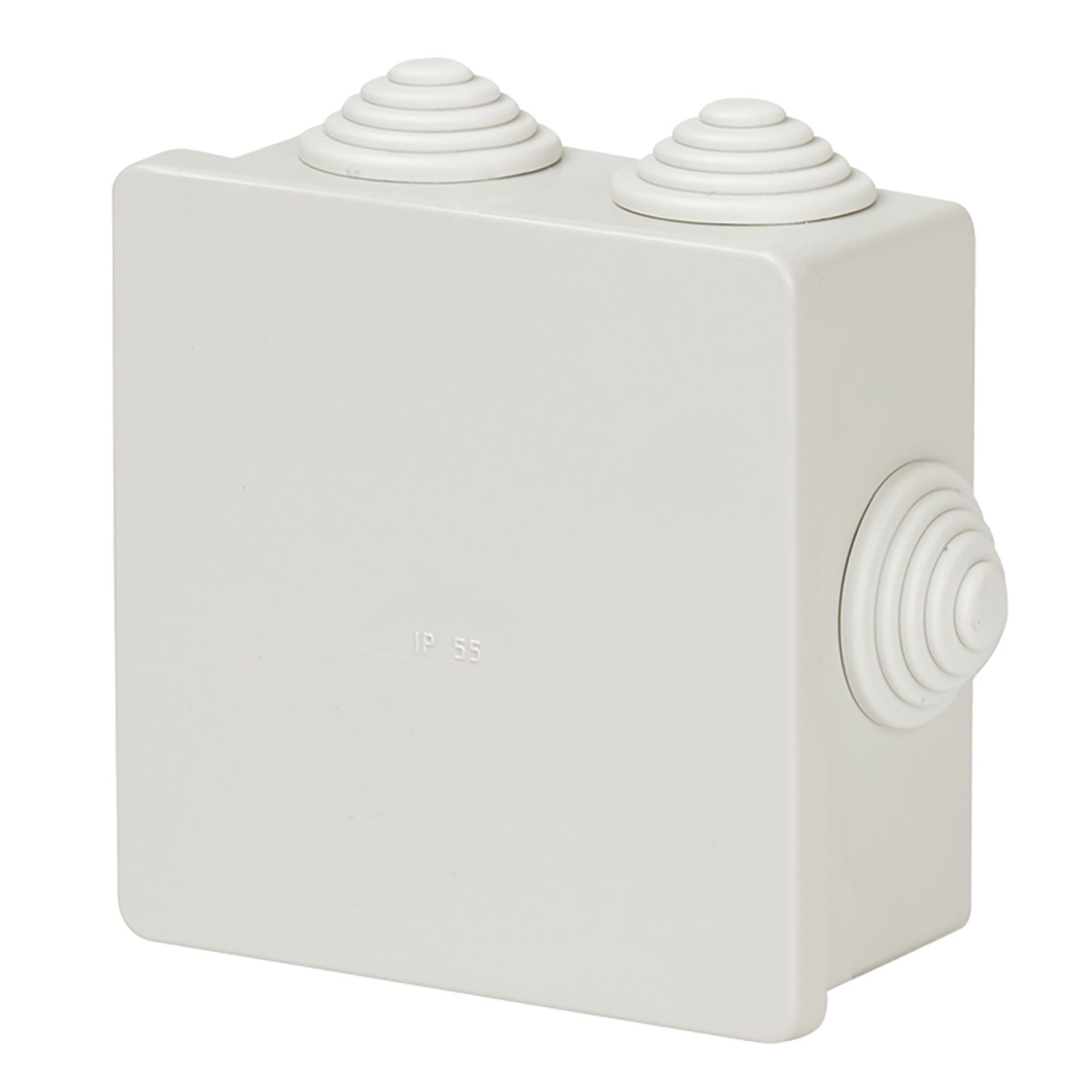 Vimark 6-Entry Square Junction Box with Knockouts 88mm x 45mm x 88mm (498VT)