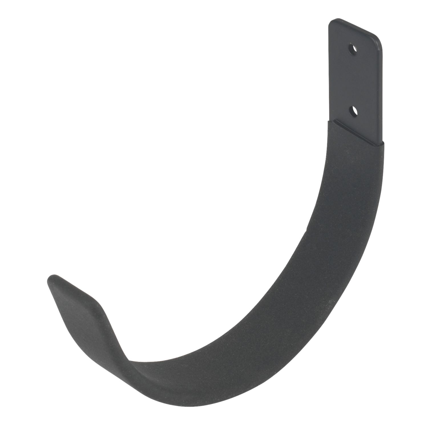 Smith & Locke Heavy Duty Anti-Slip Flat Storage Hook Black 145 x 150mm (4997J)