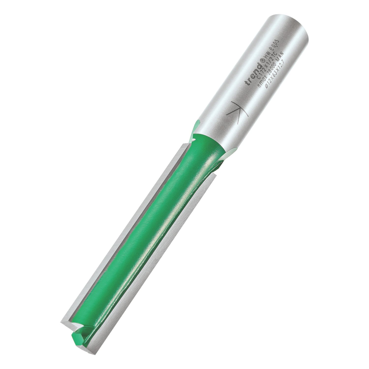Trend C172X1/2TC 1/2" Straight Router Cutter 12mm x 63mm (501XG)
