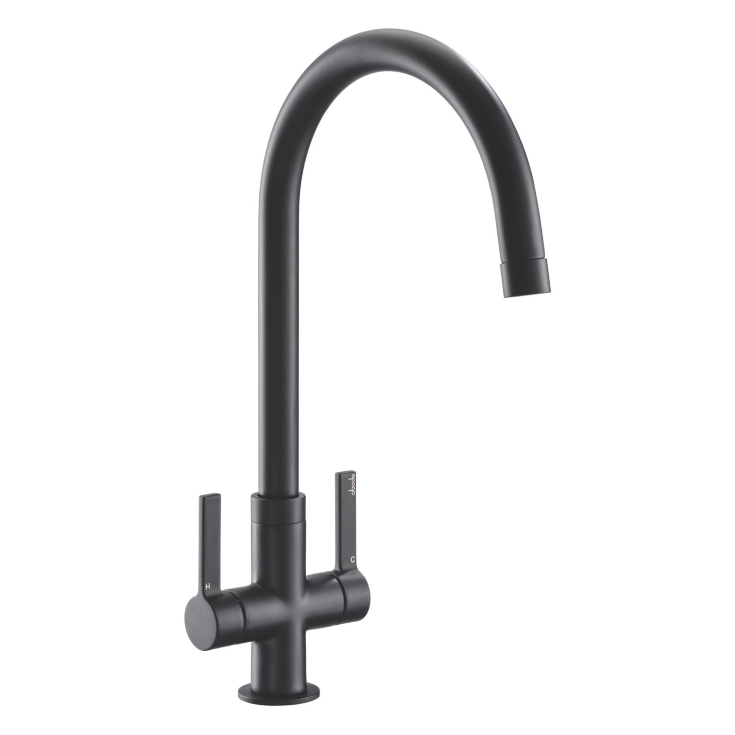 Abode Metix Monobloc Mixer Tap Matt Black (502CV)
