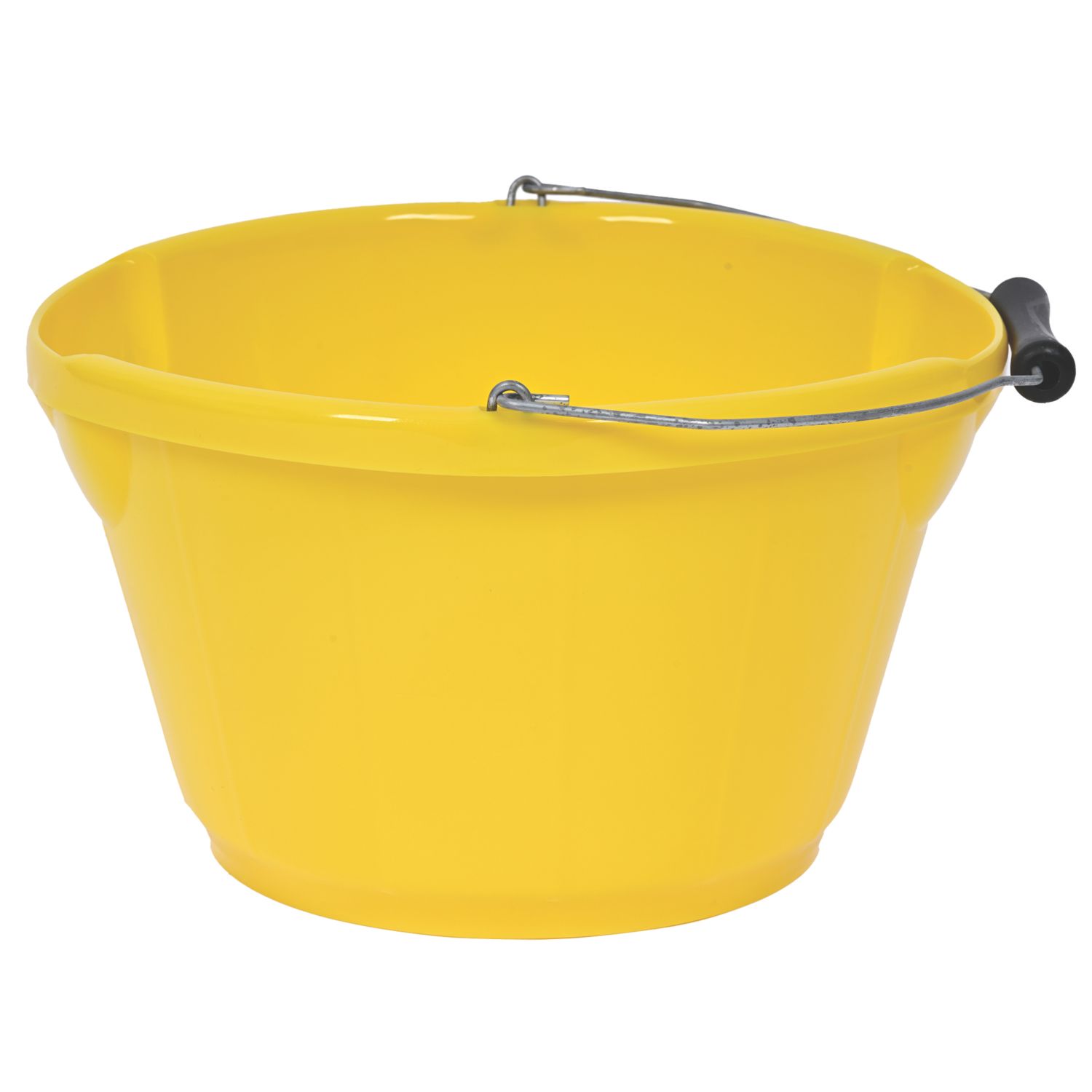 Red Gorilla Polyethylene Bucket Yellow 10Ltr (503CR)
