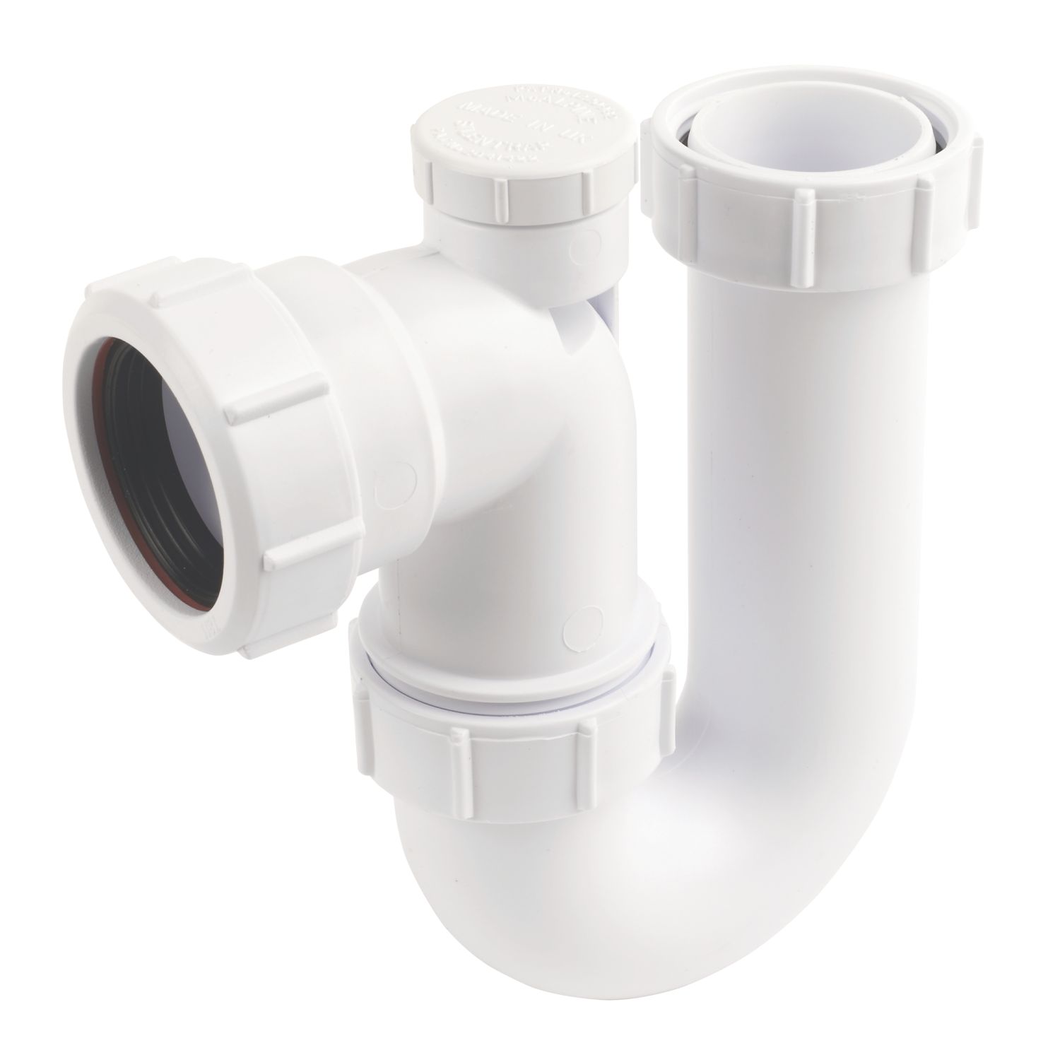 McAlpine Swivel P Trap White 40mm (50408)