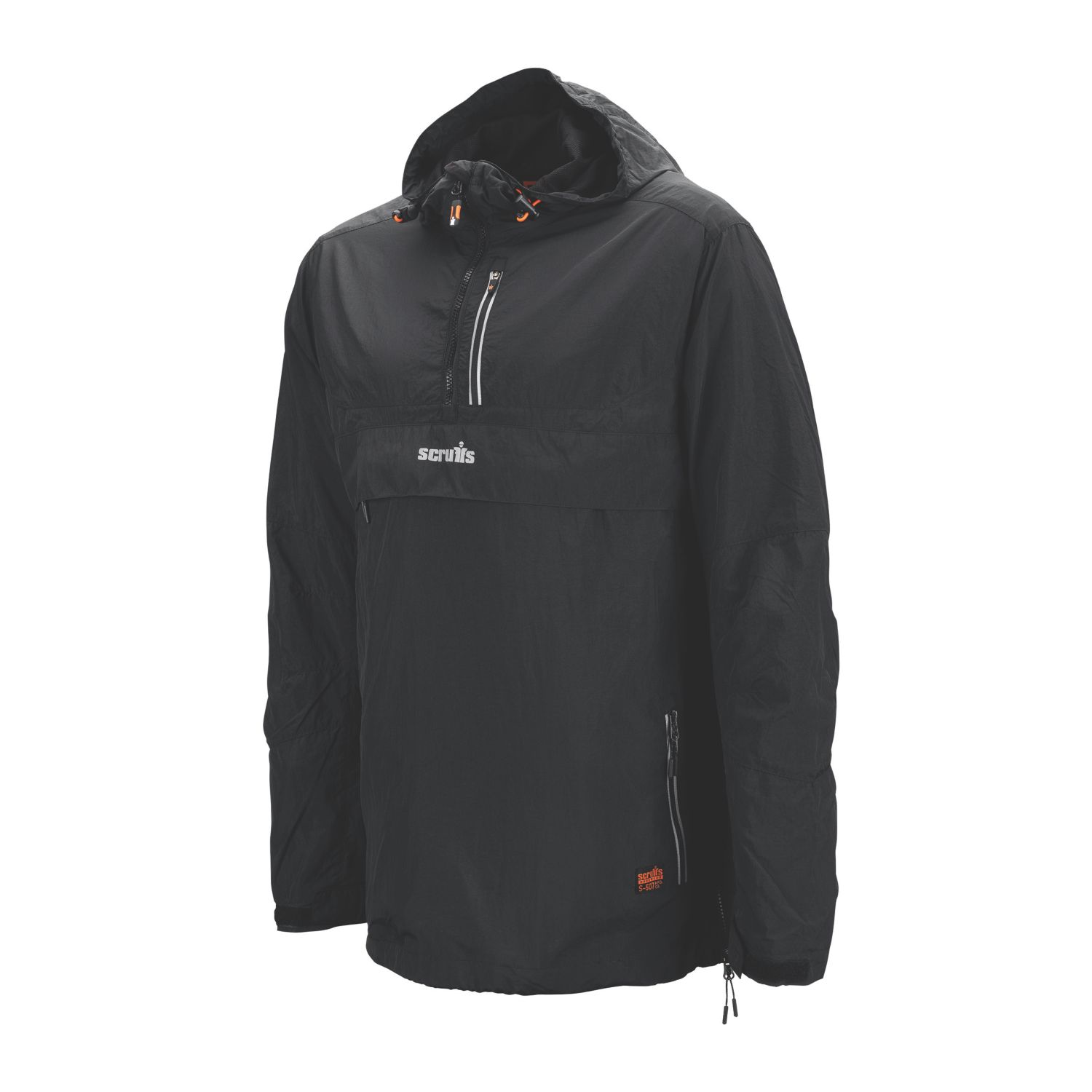 Scruffs Over-The-Head Jacket Black Large 23" Chest (506FW)
