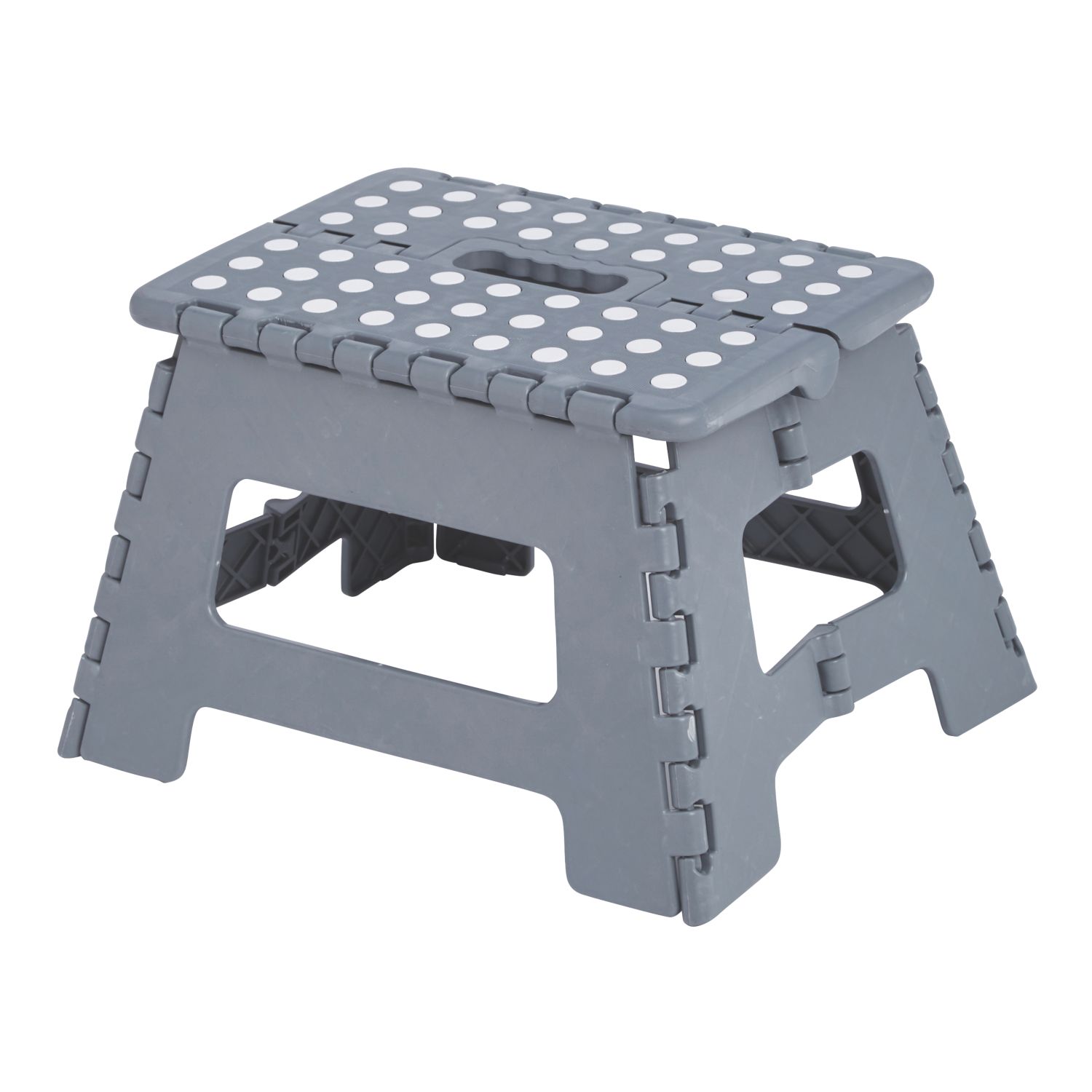 Essentials Plastic 1 Step 220mm Folding Step Stool With Platform (5076P)