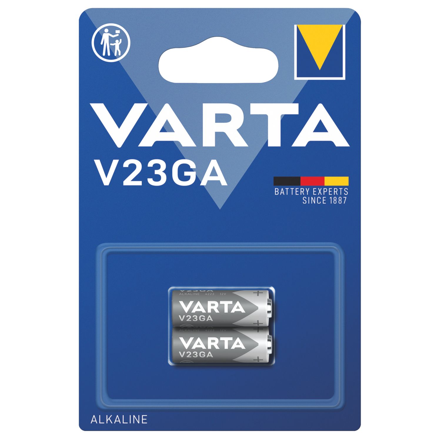 Varta V23GA 12V Alkaline Batteries 2 Pack (508PH)