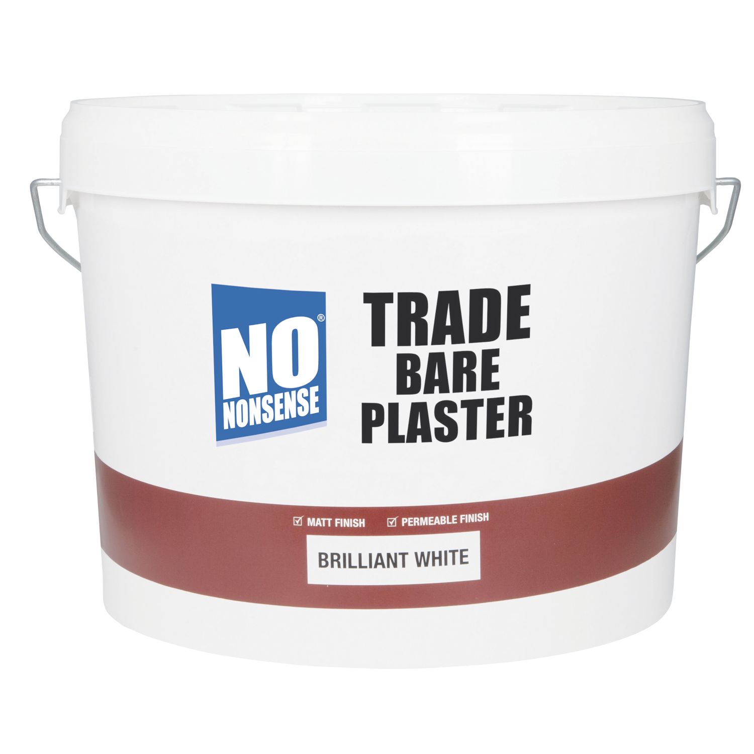 No Nonsense 10Ltr Brilliant White Paint (51004)