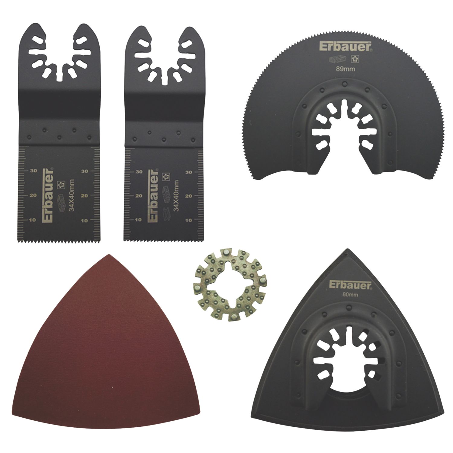 Erbauer Multi-Material Multi-Tool Accessory Kit 15 Pcs (5122V)