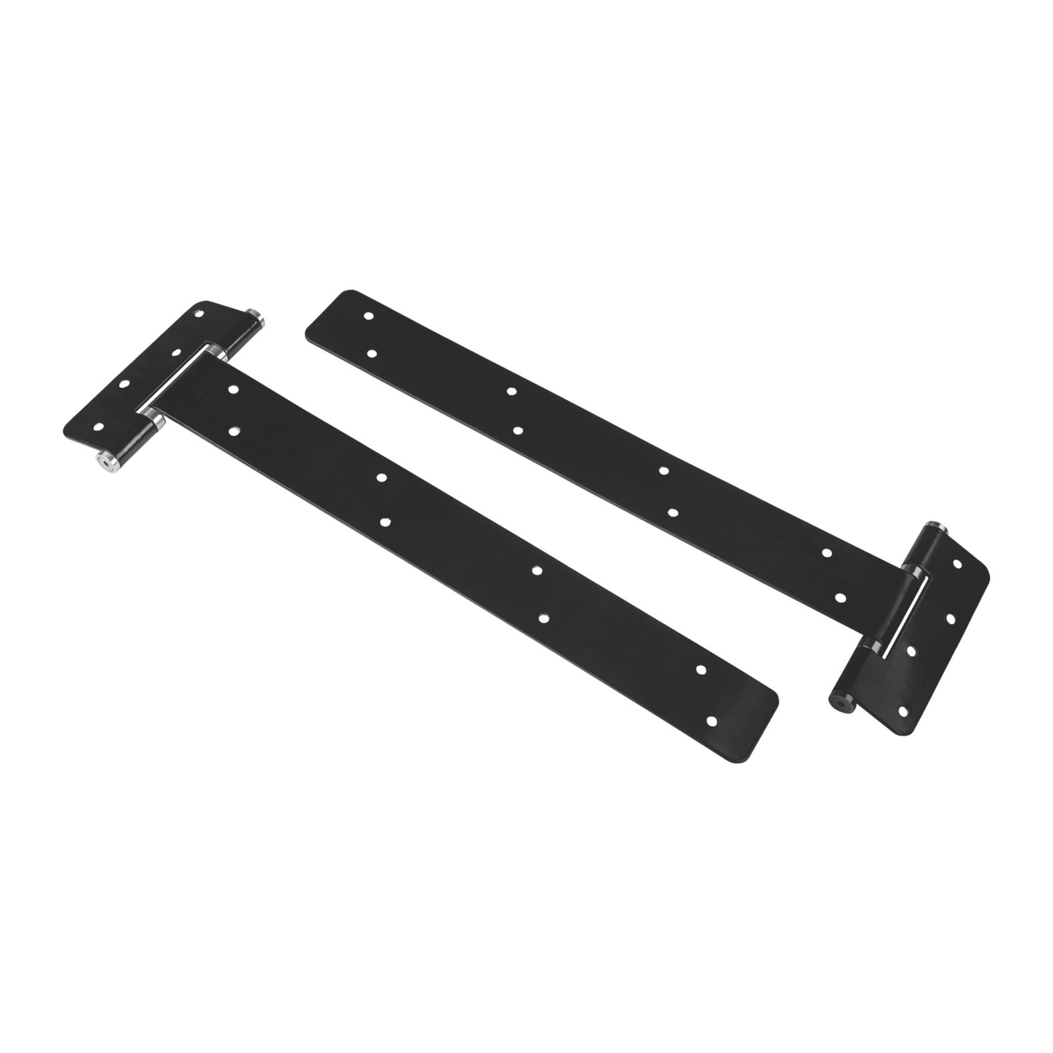 GateMate Black Powder-Coated Straight Heavy Tee Hinge 60mm x 180m x 180mm (512AN)