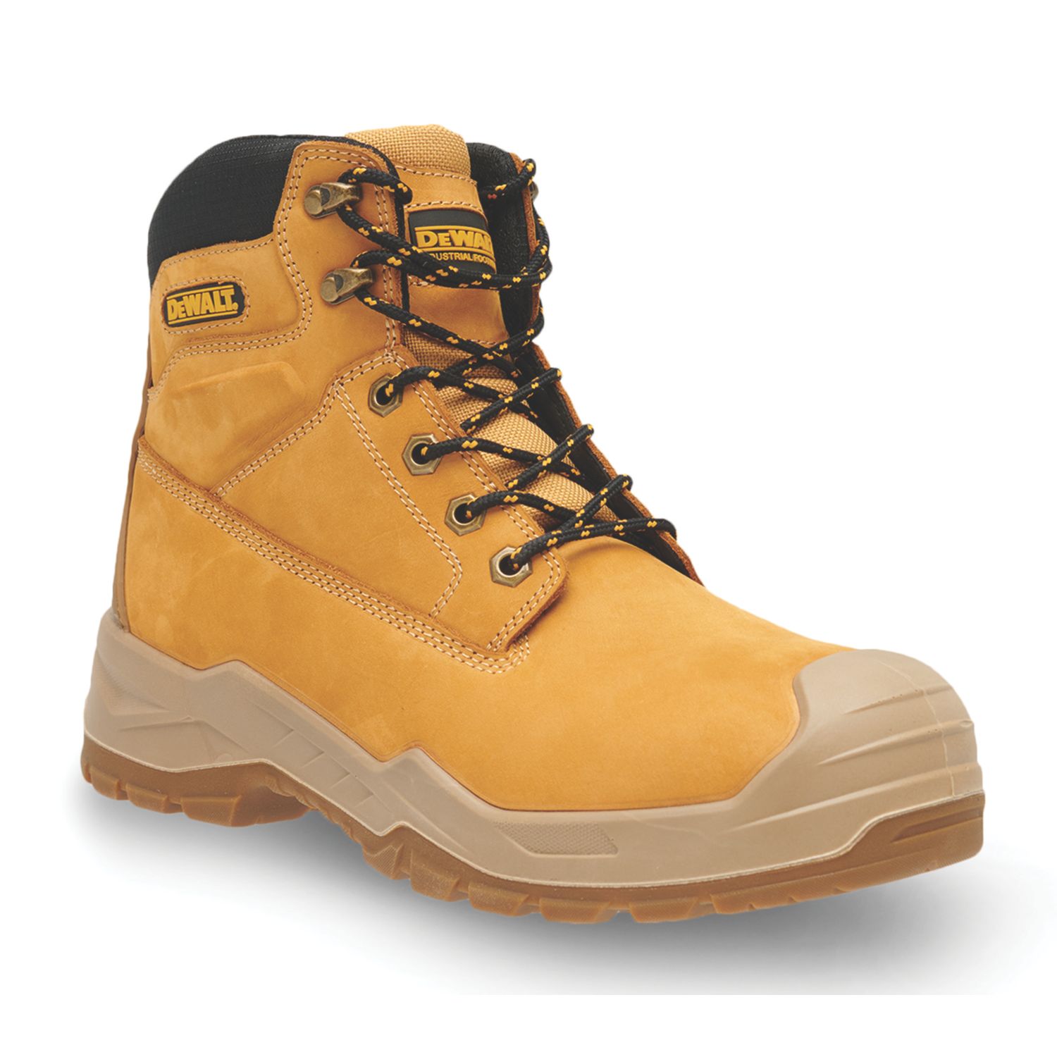 DEWALT Jamestown Size 10 Honey Water-Resistant Steel Toe Cap Safety Boots (512RL)