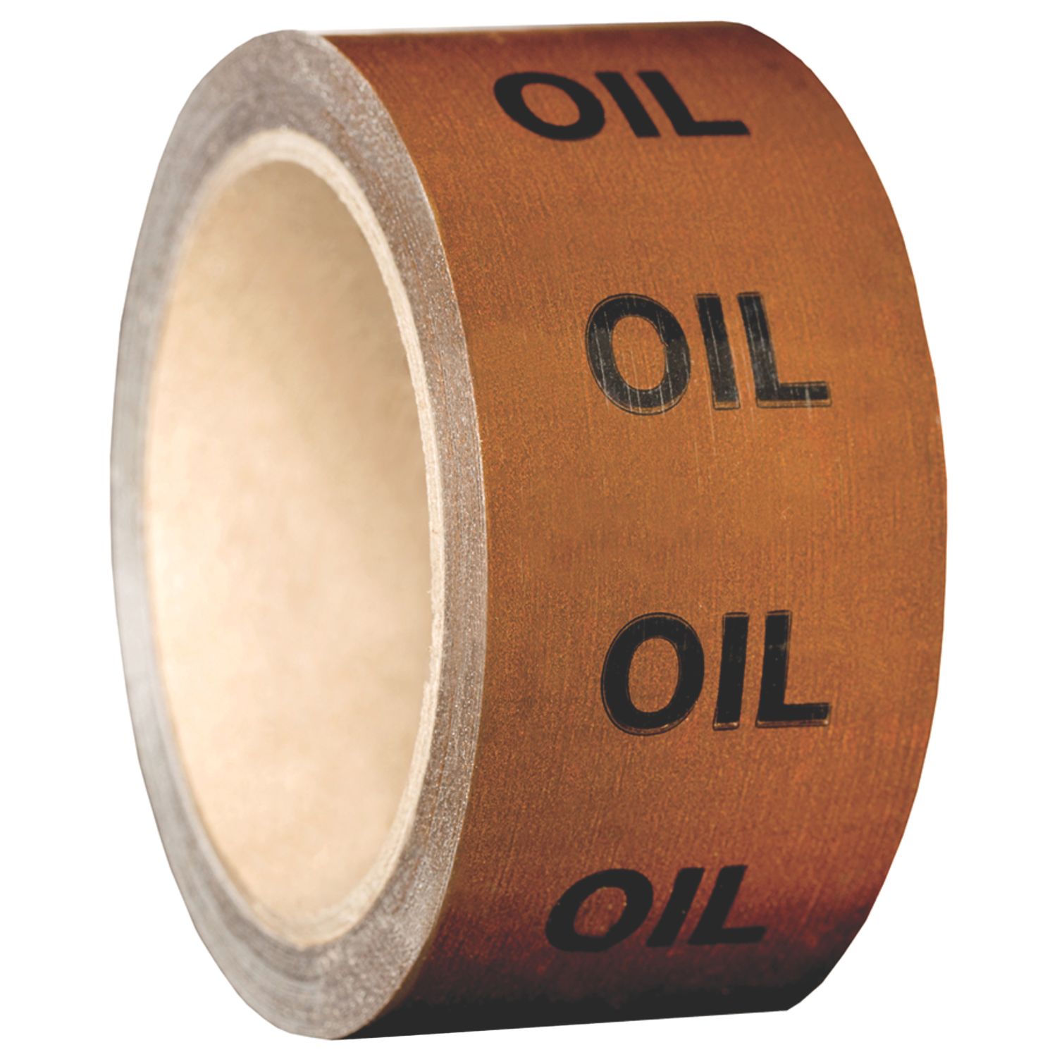 Essentials Oil Pipe Marking Tape Brown 33m x 50mm (512YU)